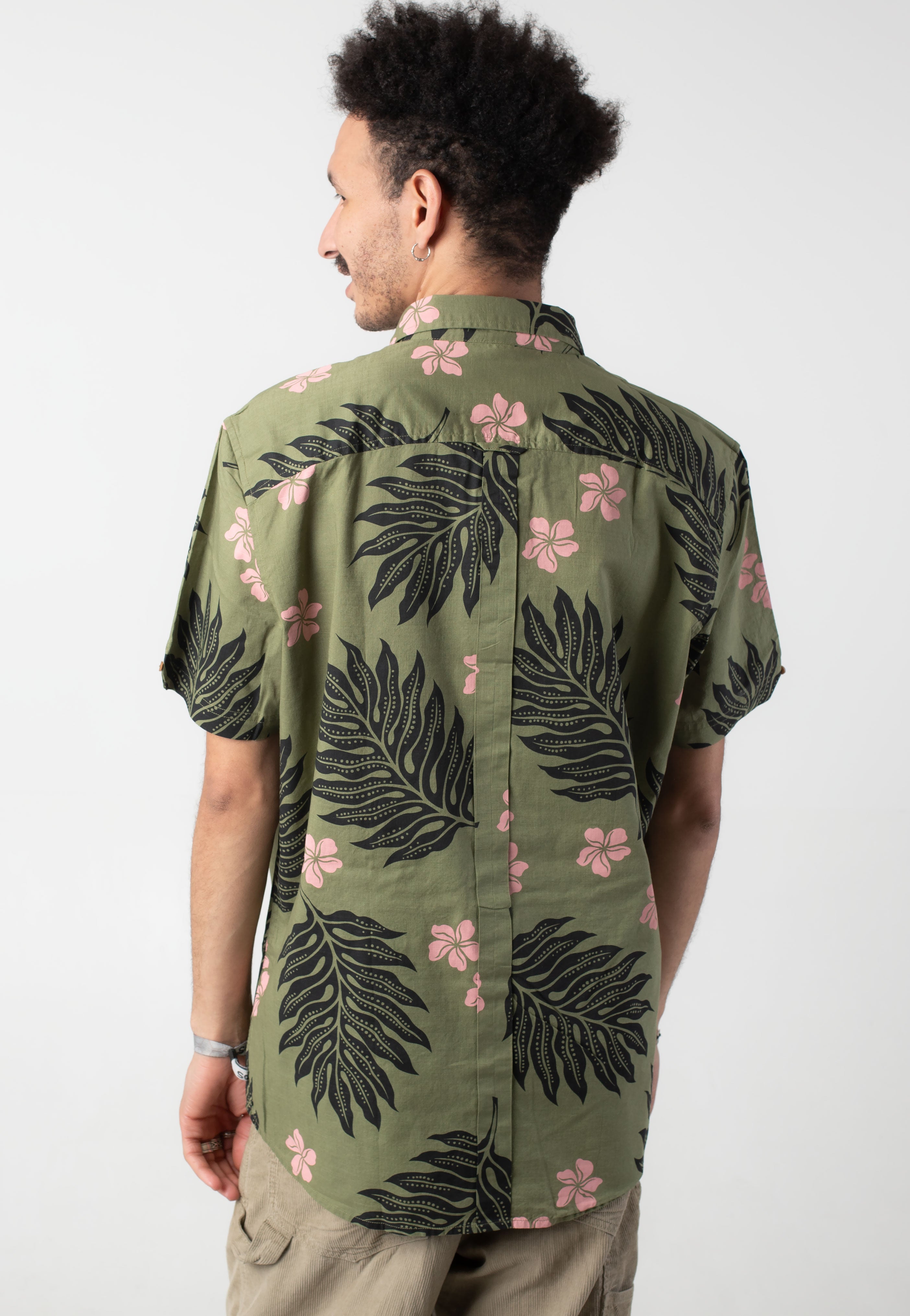 Ben Sherman - Botanical Print Olive - Shirt | Men-Image