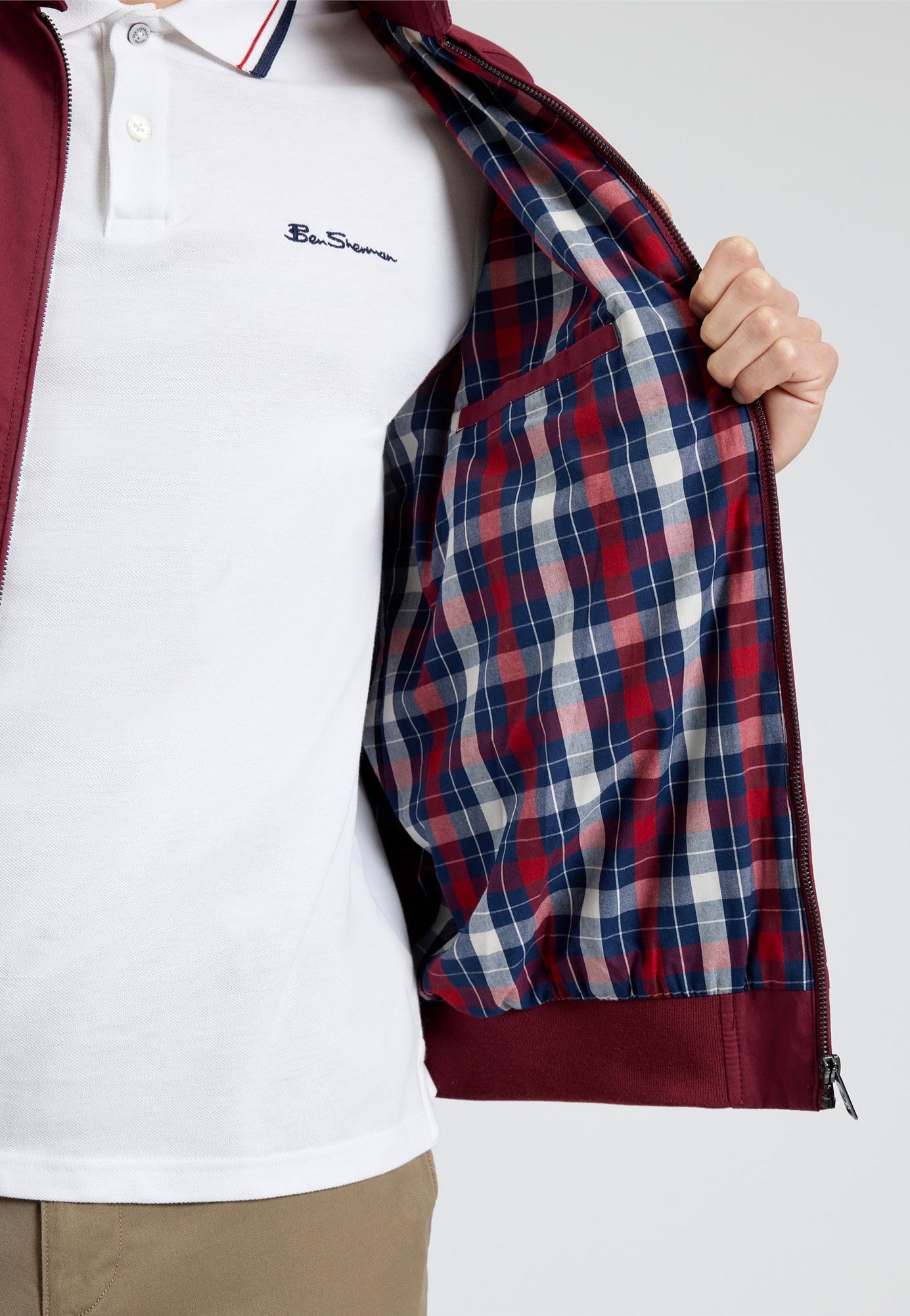 Ben Sherman - Signature Harrington Cherry - Jacket | Men-Image