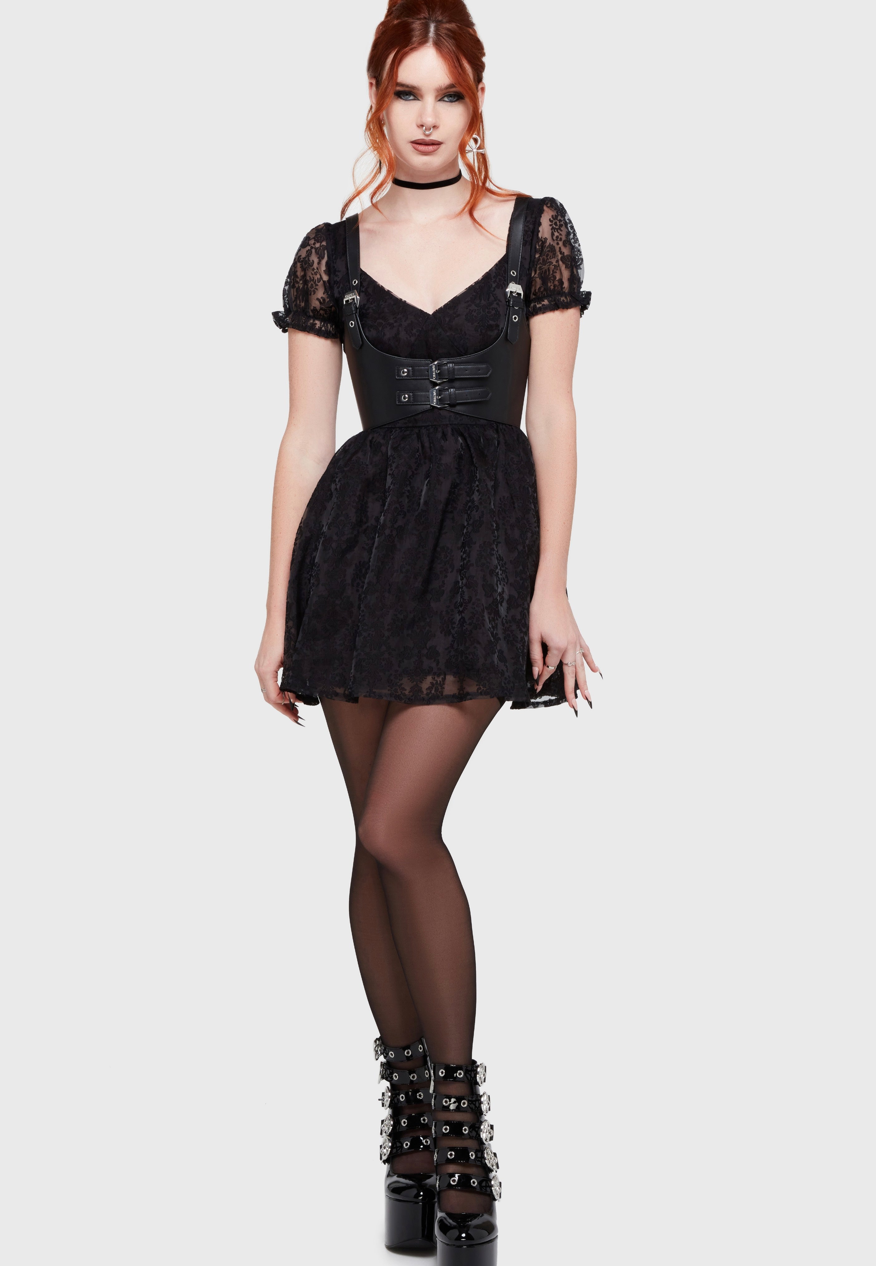 Killstar - Beneath The Moon Mini Black - Dress | Women-Image