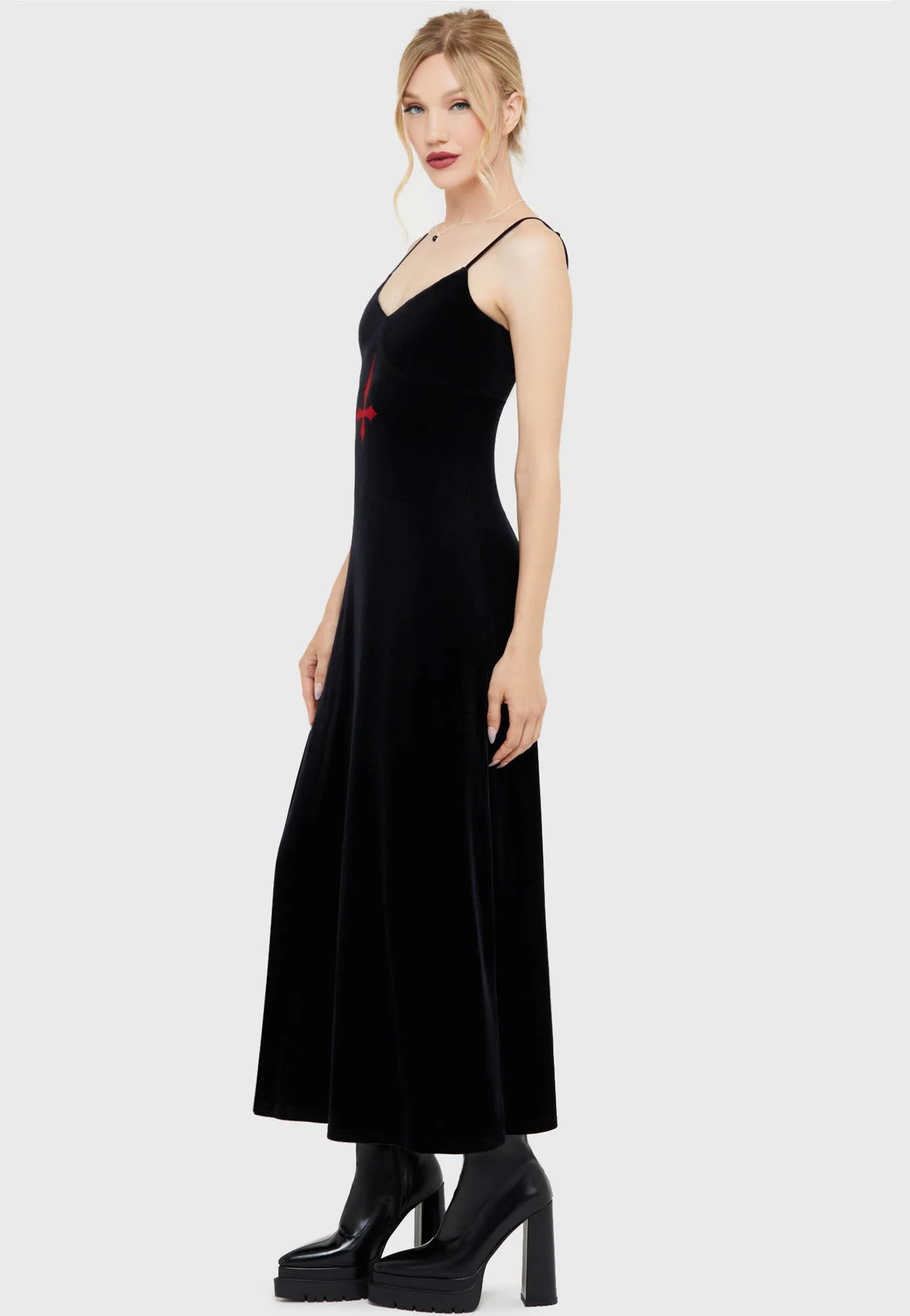 Killstar - Beneath The Sky Slip Black - Dress | Women-Image