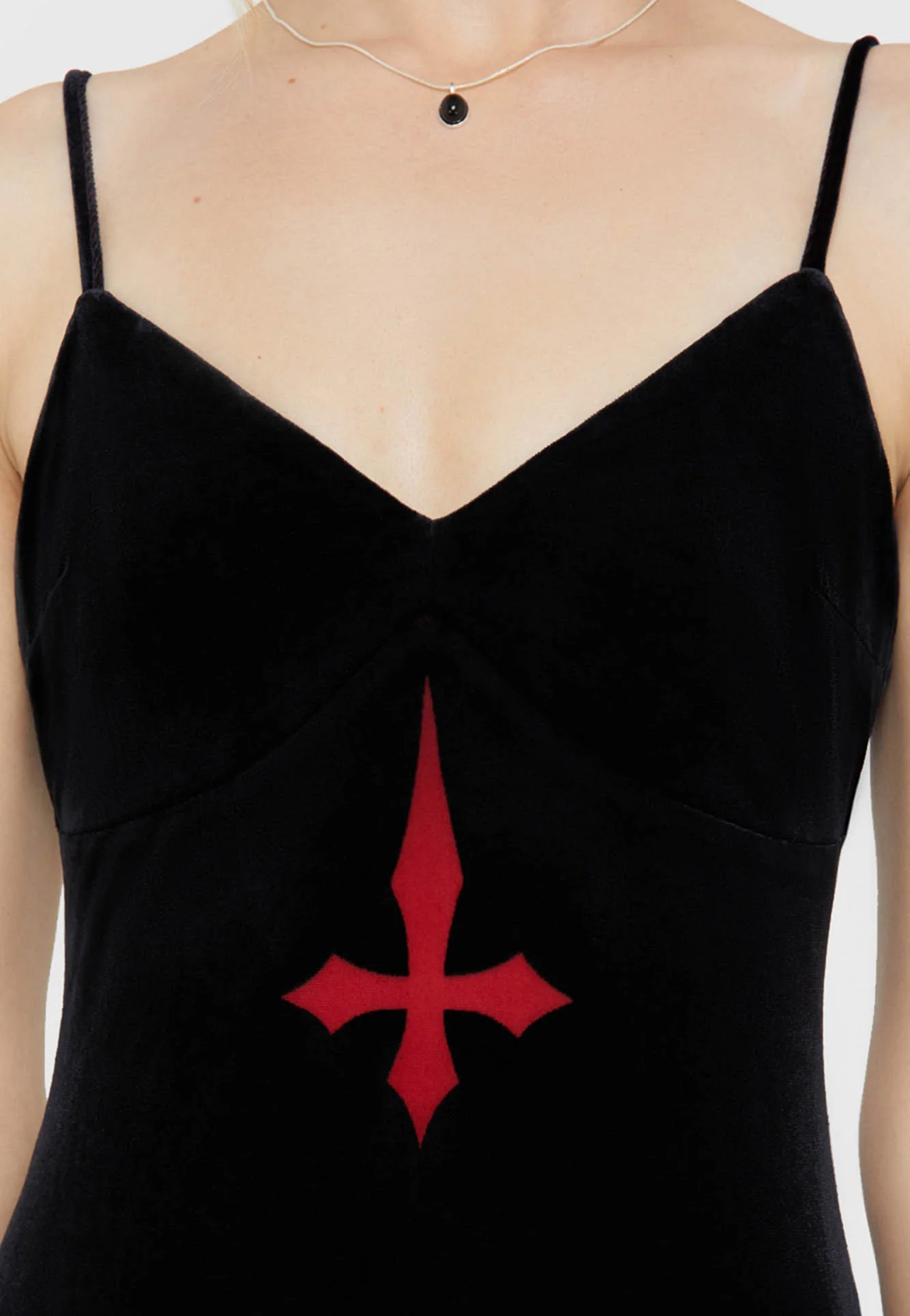 Killstar - Beneath The Sky Slip Black - Dress | Women-Image