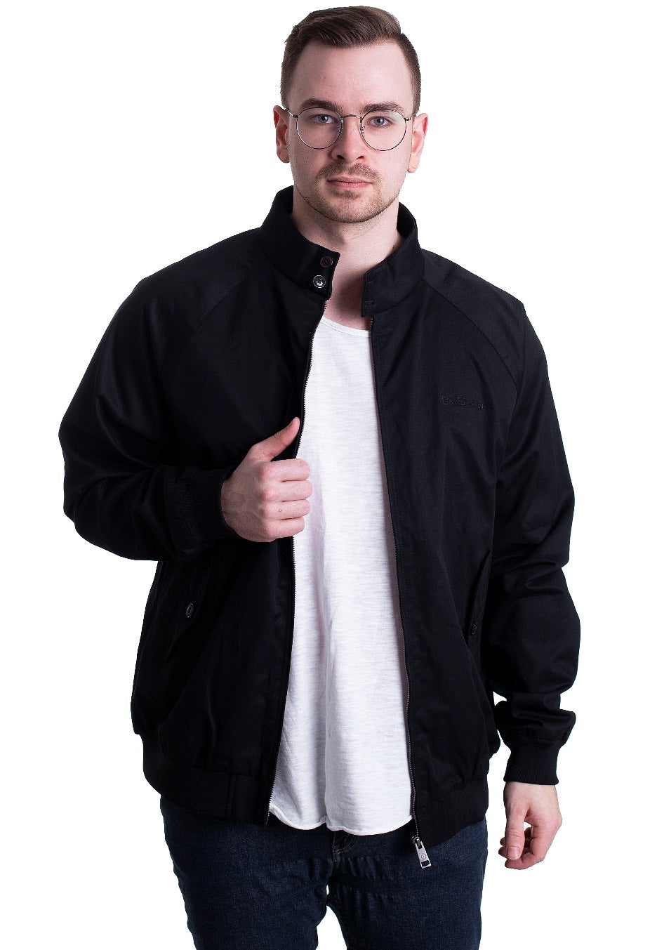 Ben Sherman - Signature Harrington Black - Jacket | Men-Image