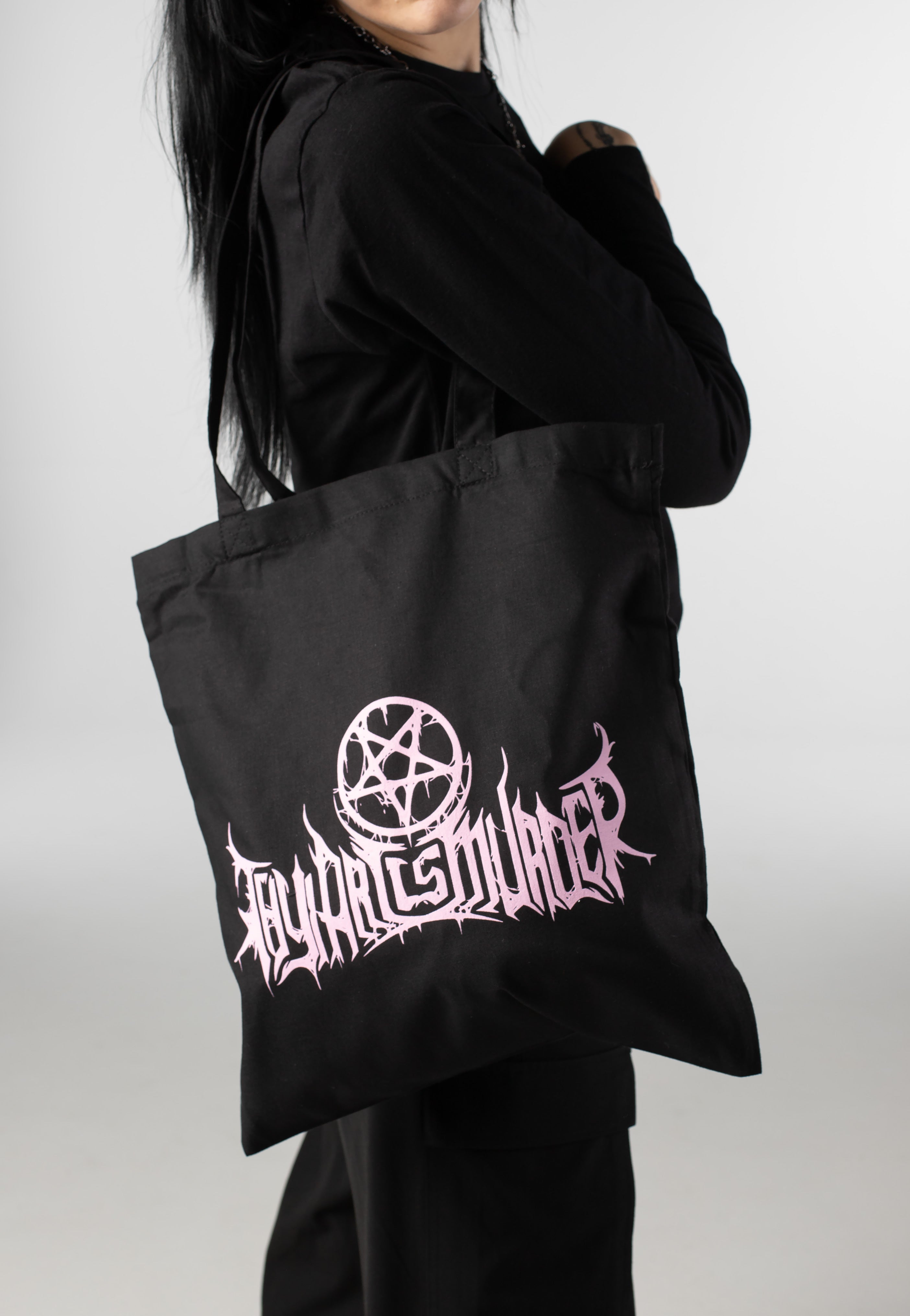 Thy Art Is Murder - Pink Logo - Tote Bag | Neutral-Image