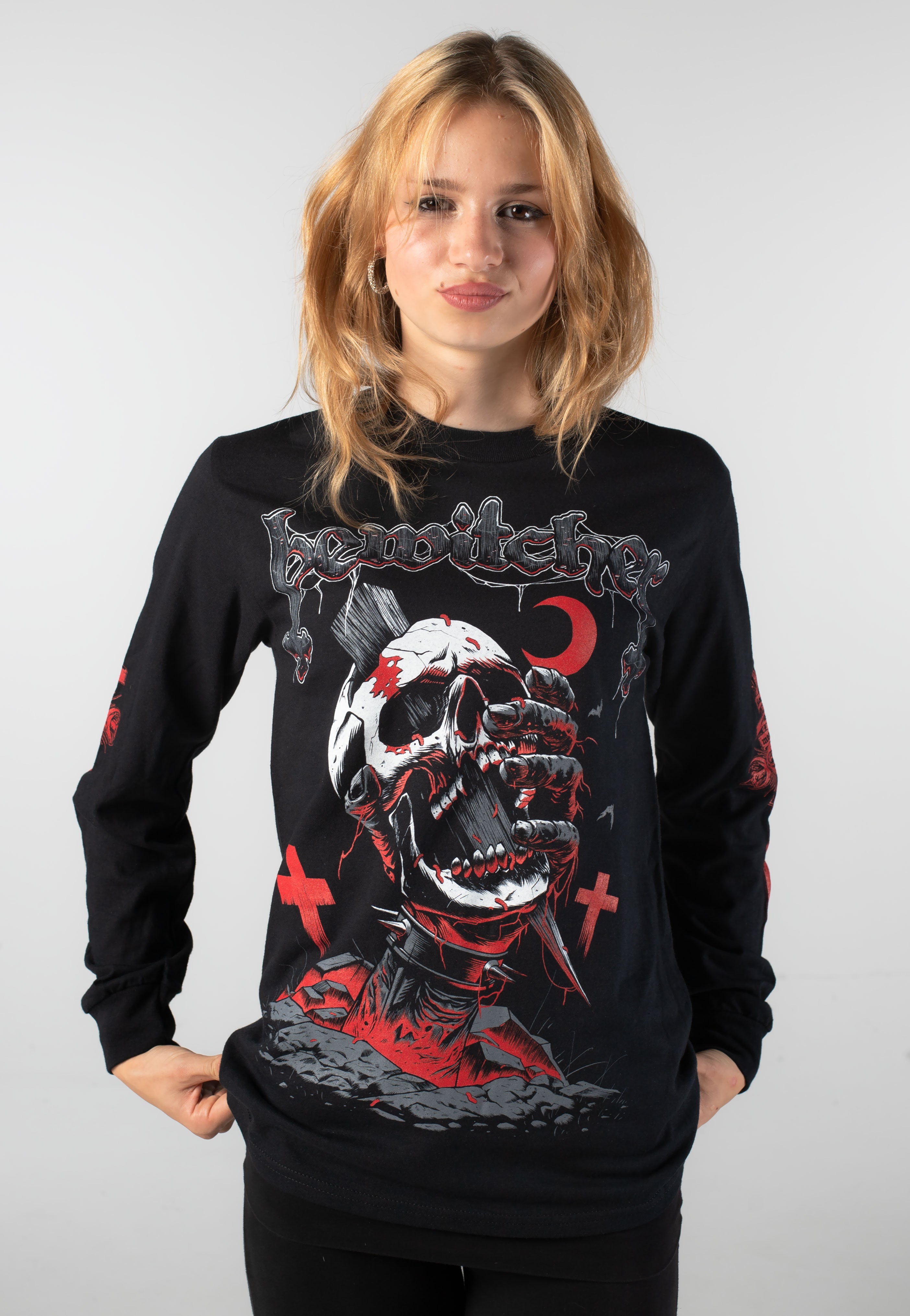 Bewitcher - Skull - Longsleeve | Women-Image