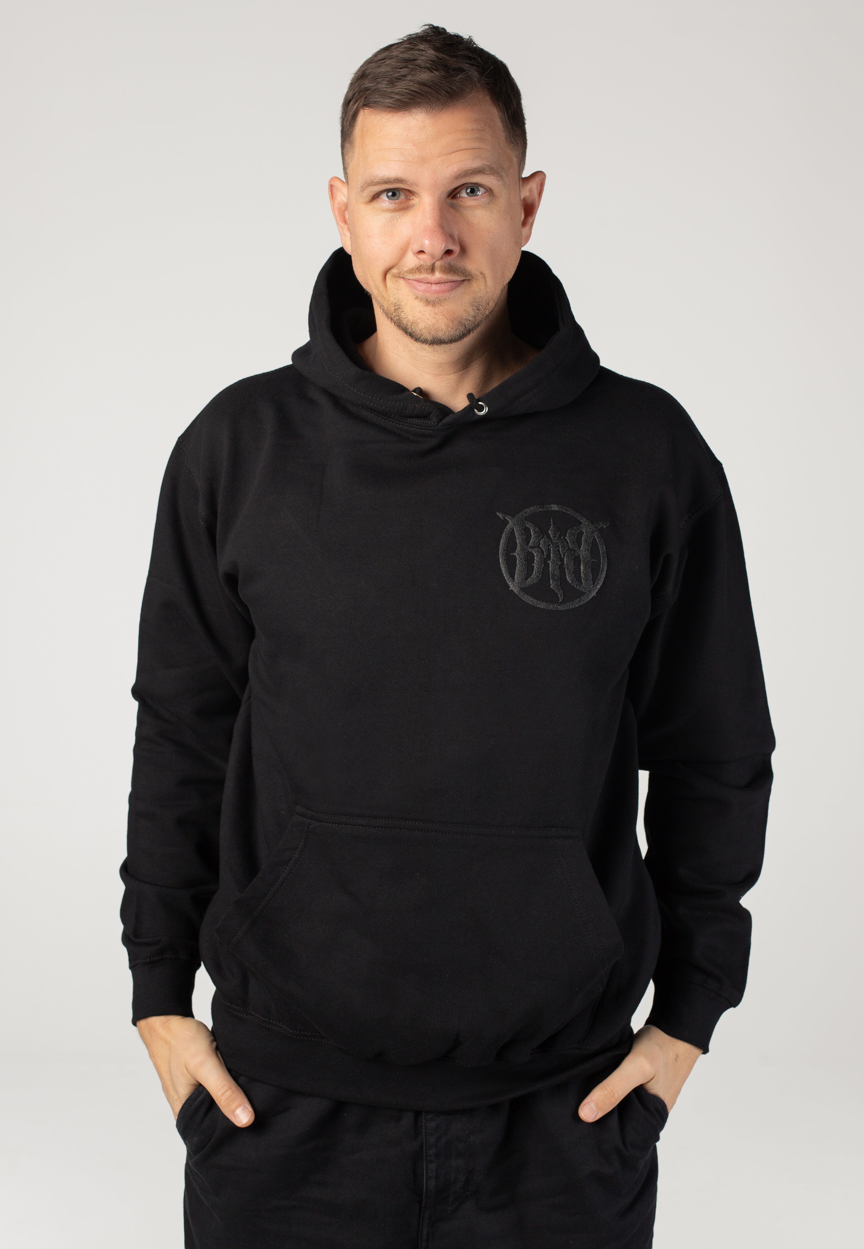 Beyond The Black - Raven Black On Black - Hoodie | Men-Image