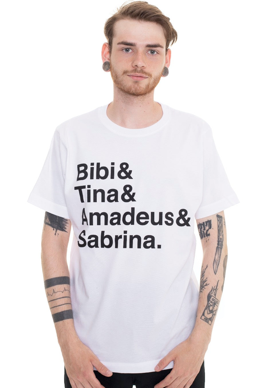 Bibi & Tina - Logo White - T-Shirt | Men-Image