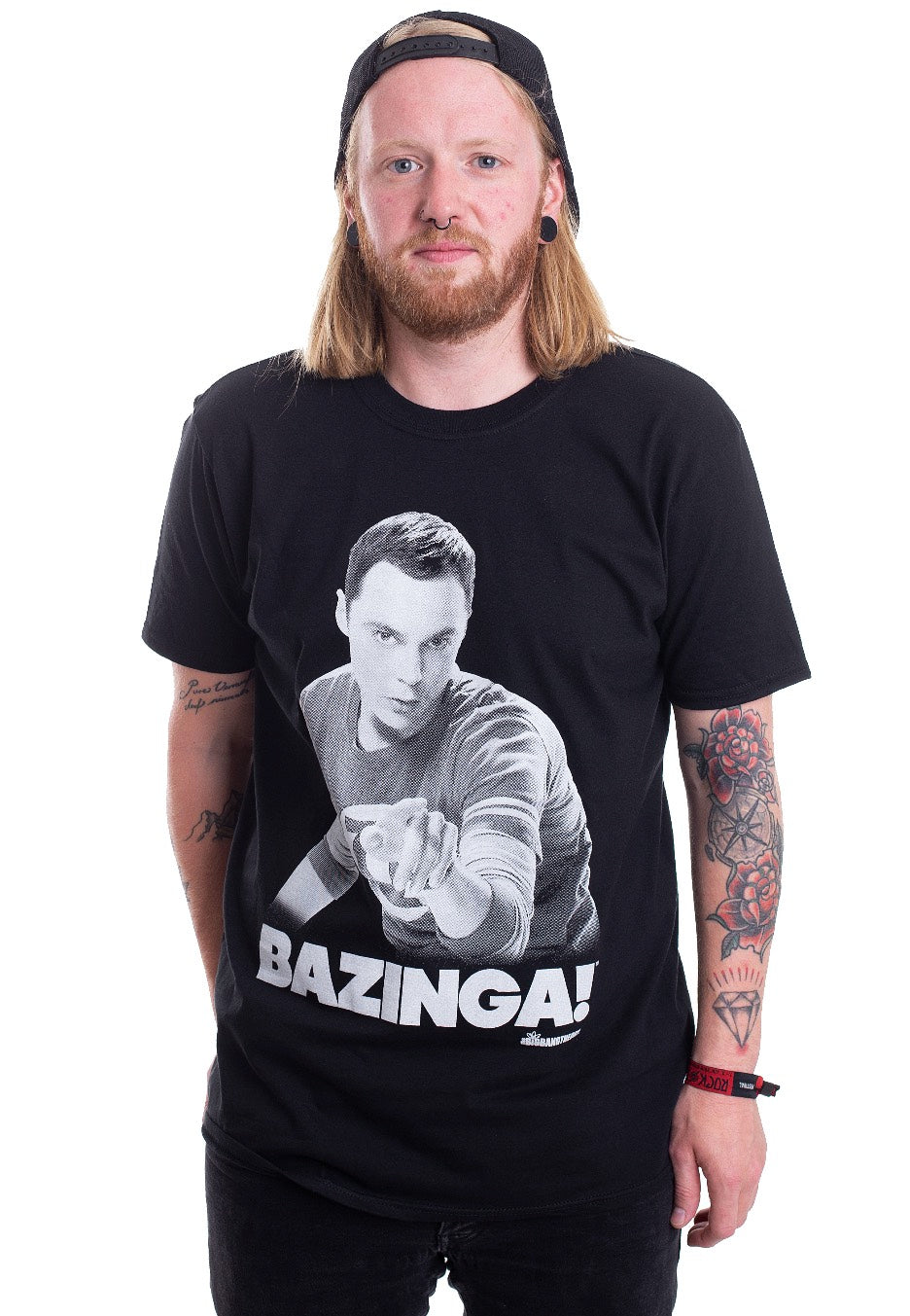 The Big Bang Theory - Sheldon Says BAZINGA! - T-Shirt | Men-Image