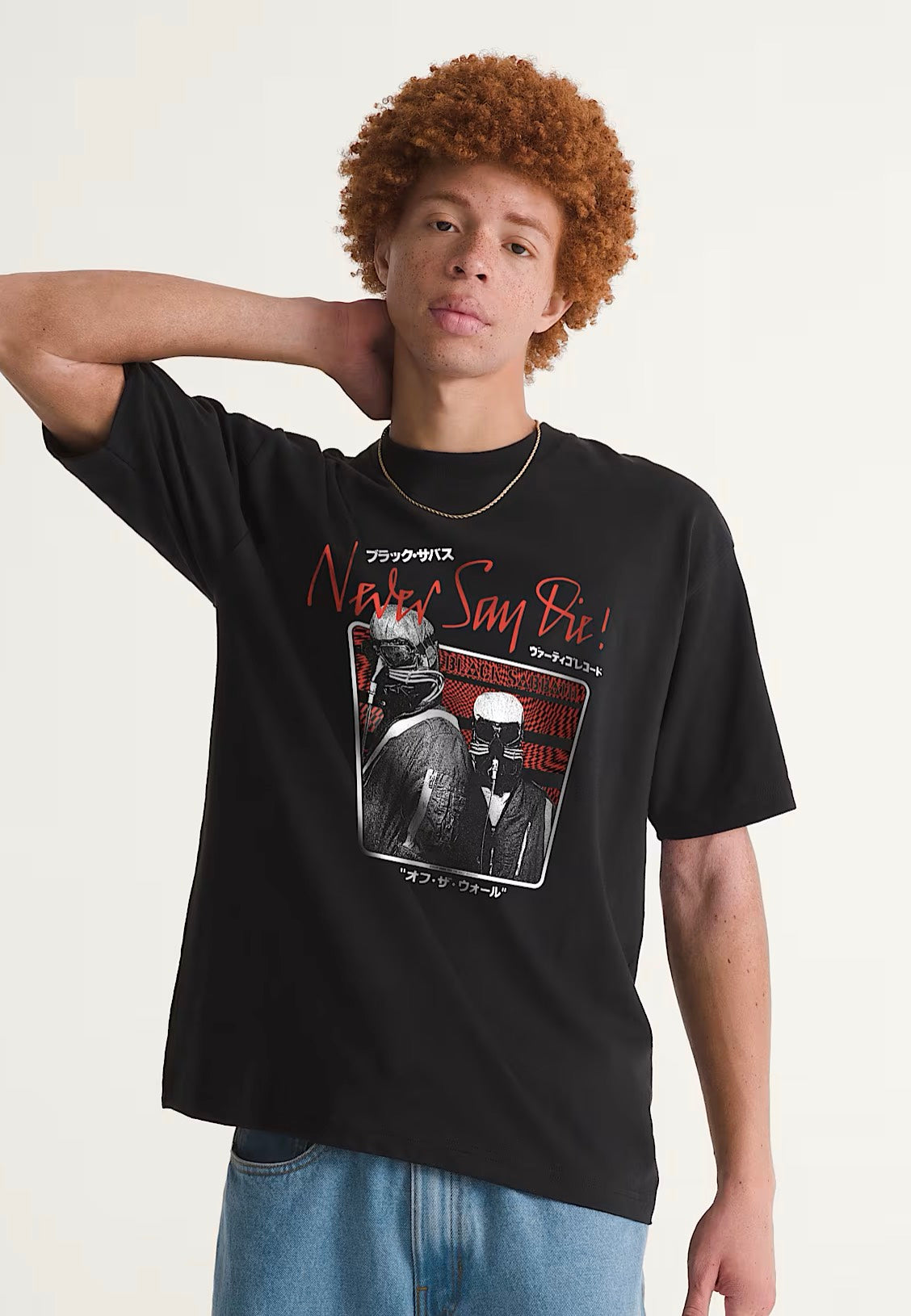 Vans x Black Sabbath Never Say Die Black T-Shirt | Men-Image