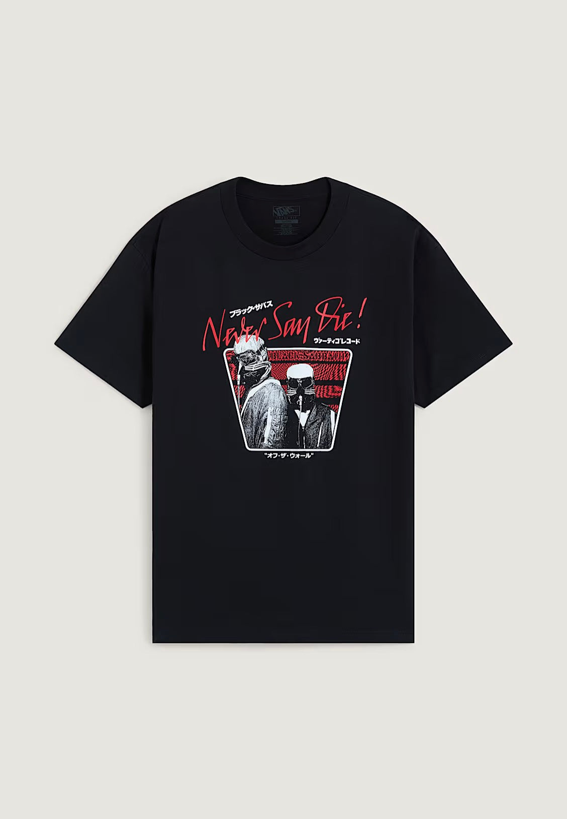 Vans x Black Sabbath Never Say Die Black T-Shirt | Men-Image