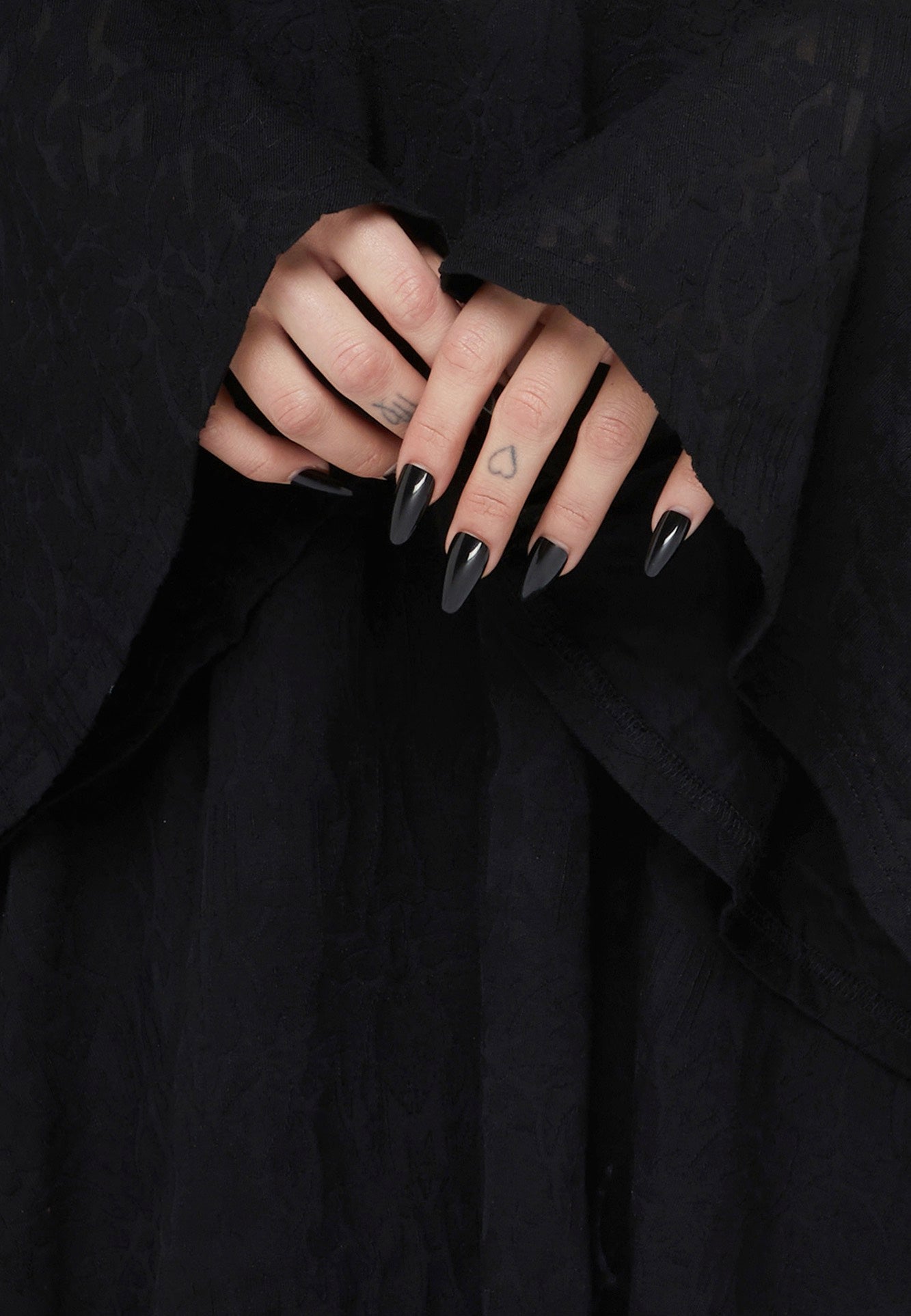 Killstar x Motionless In White - Black Damask Black - Dress | Women-Image