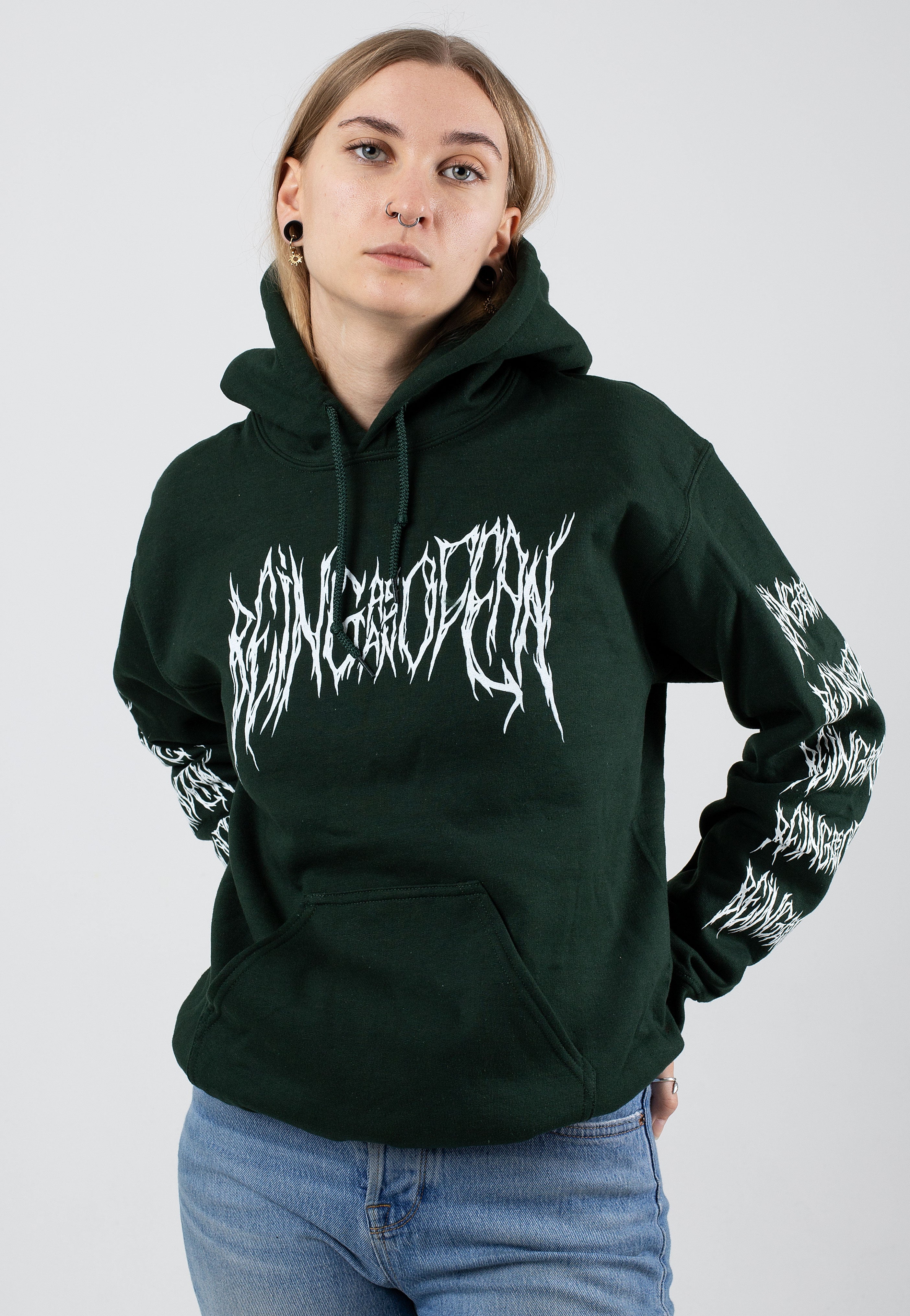 Being As An Ocean - Face Forest Green - Hoodie | Women-Image