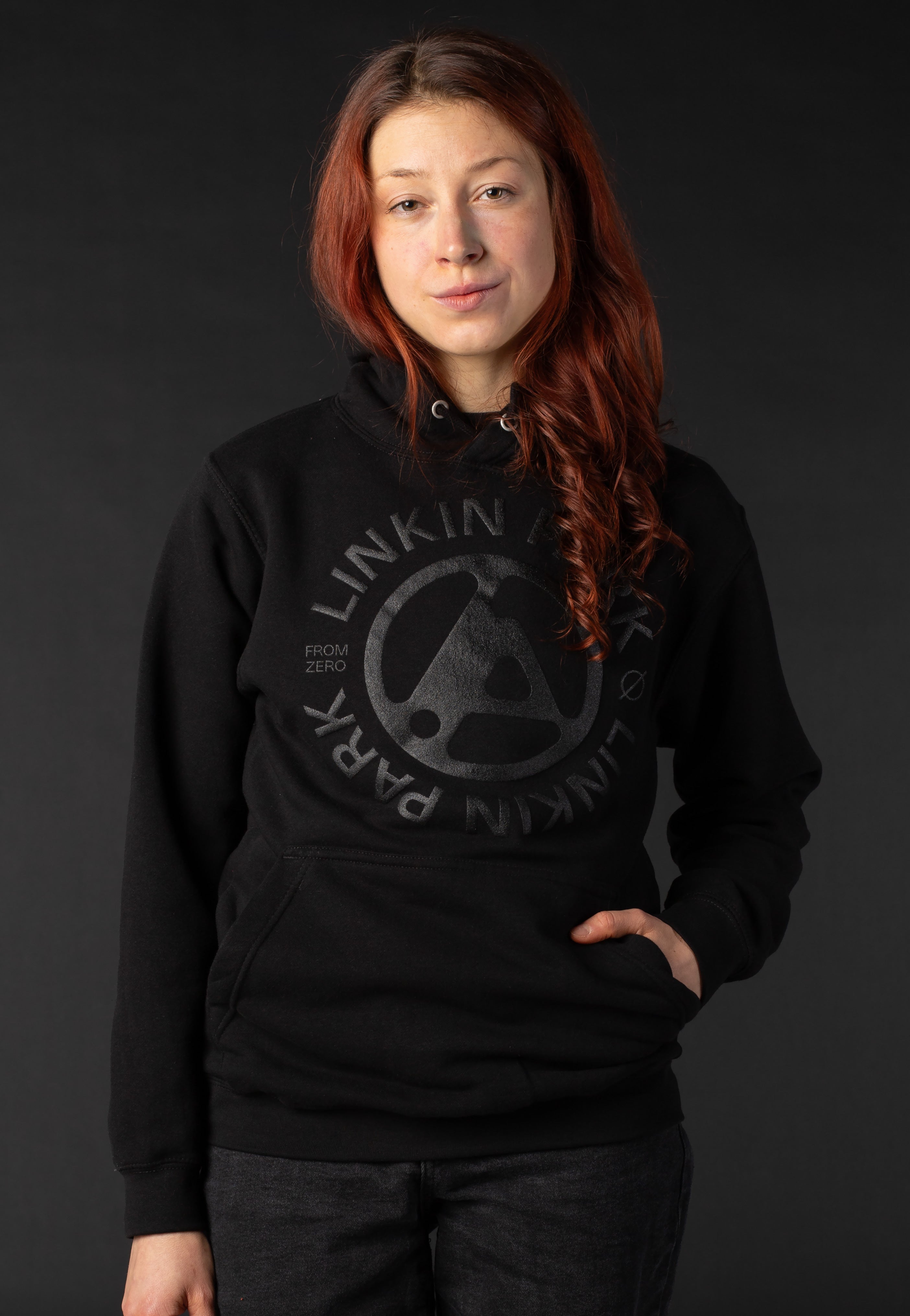Linkin Park - From Zero Logo Limited Black On Black - Hoodie | Women-Image