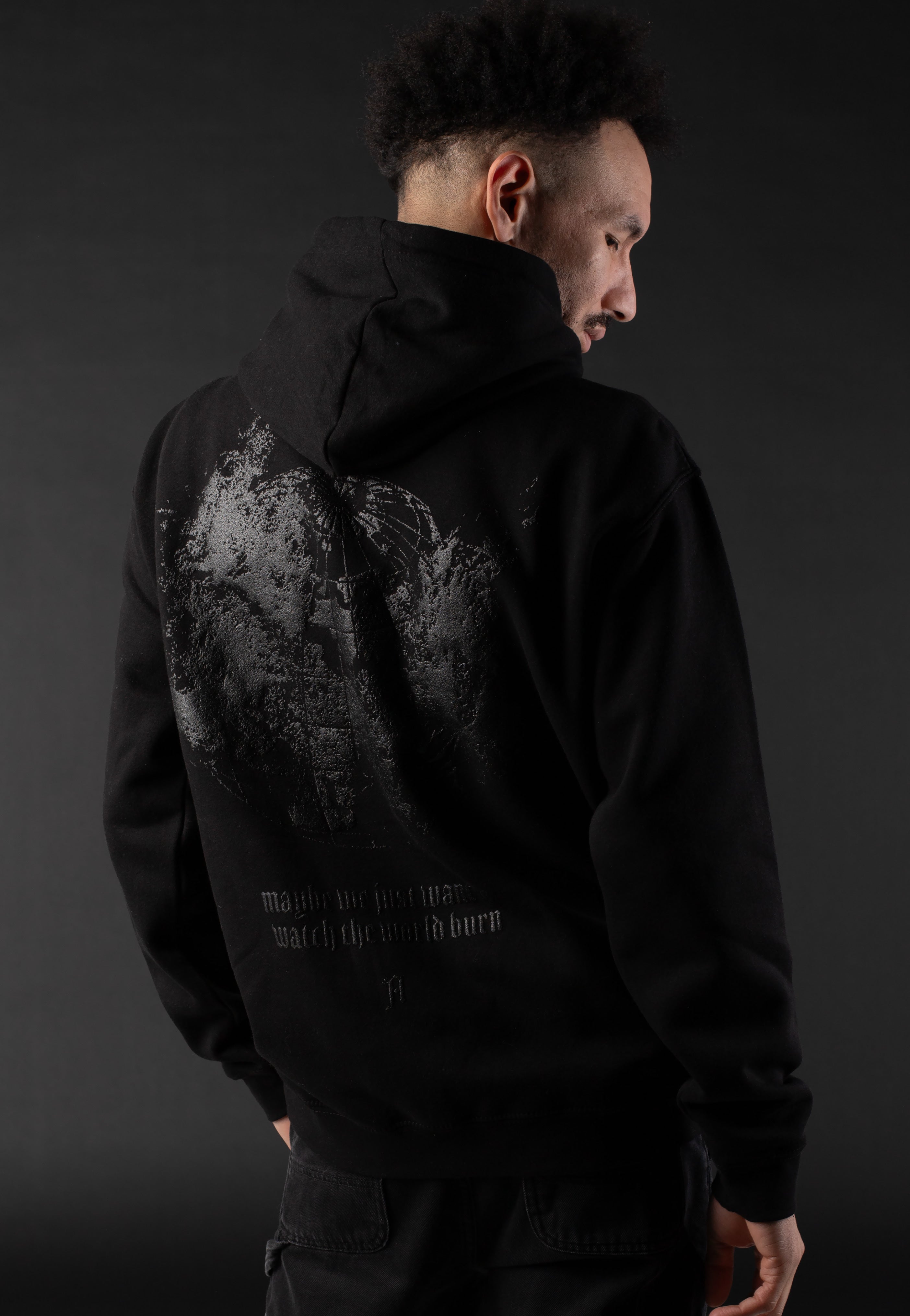 Architects - Deathwish Limited Black On Black - Hoodie | Men-Image