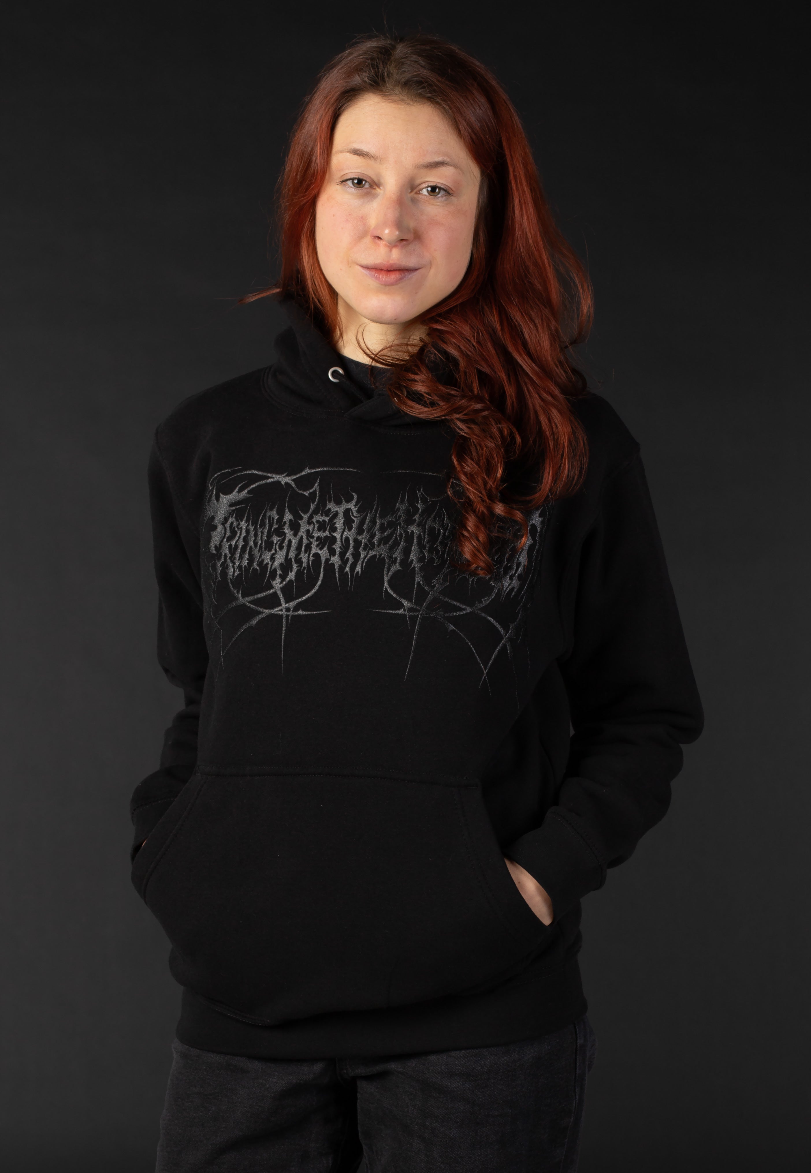 Bring Me The Horizon Metal Hex Limited Black On Black - Hoodie