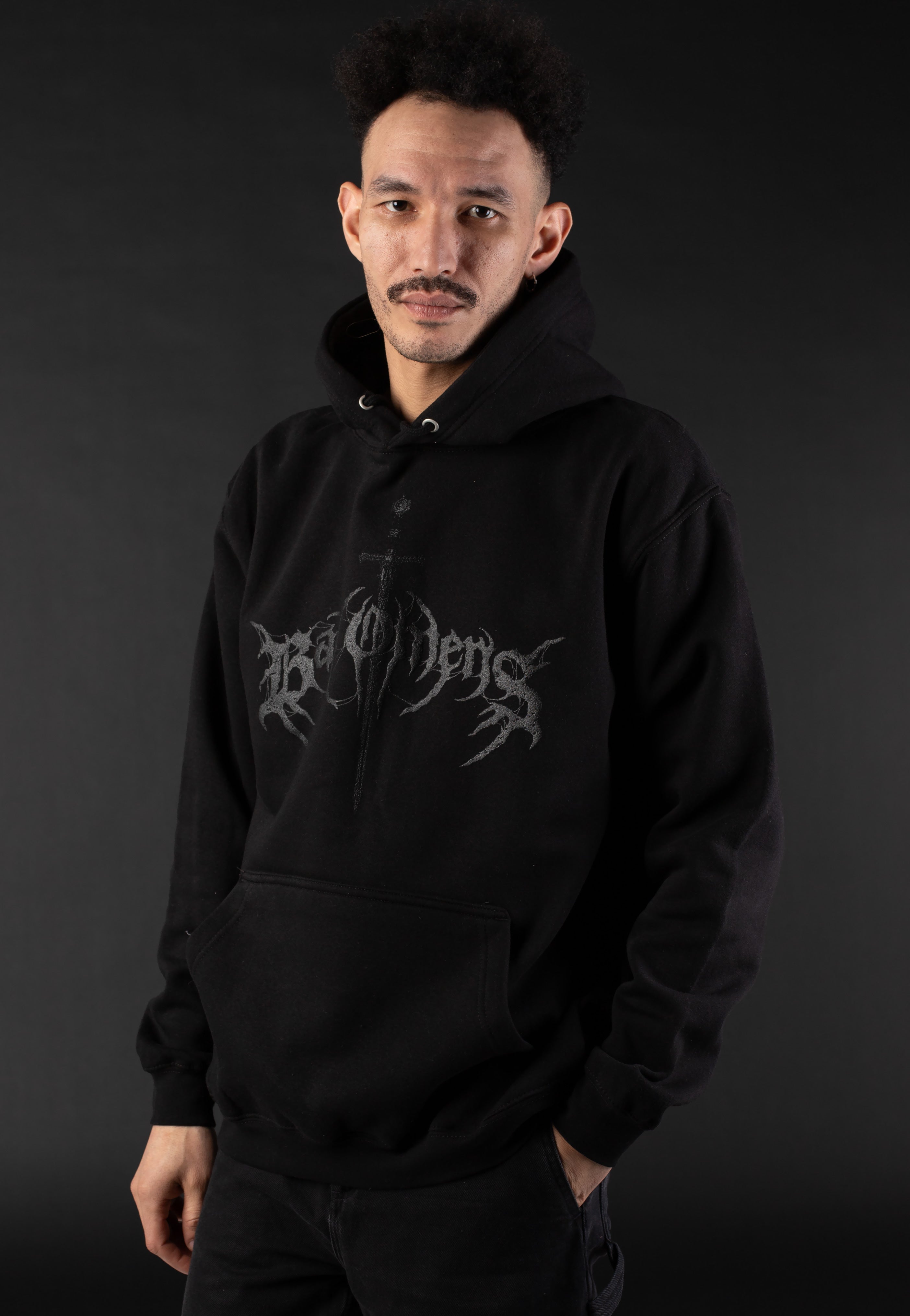 Bad Omens - Medieval Orb Limited Black On Black - Hoodie | Men-Image