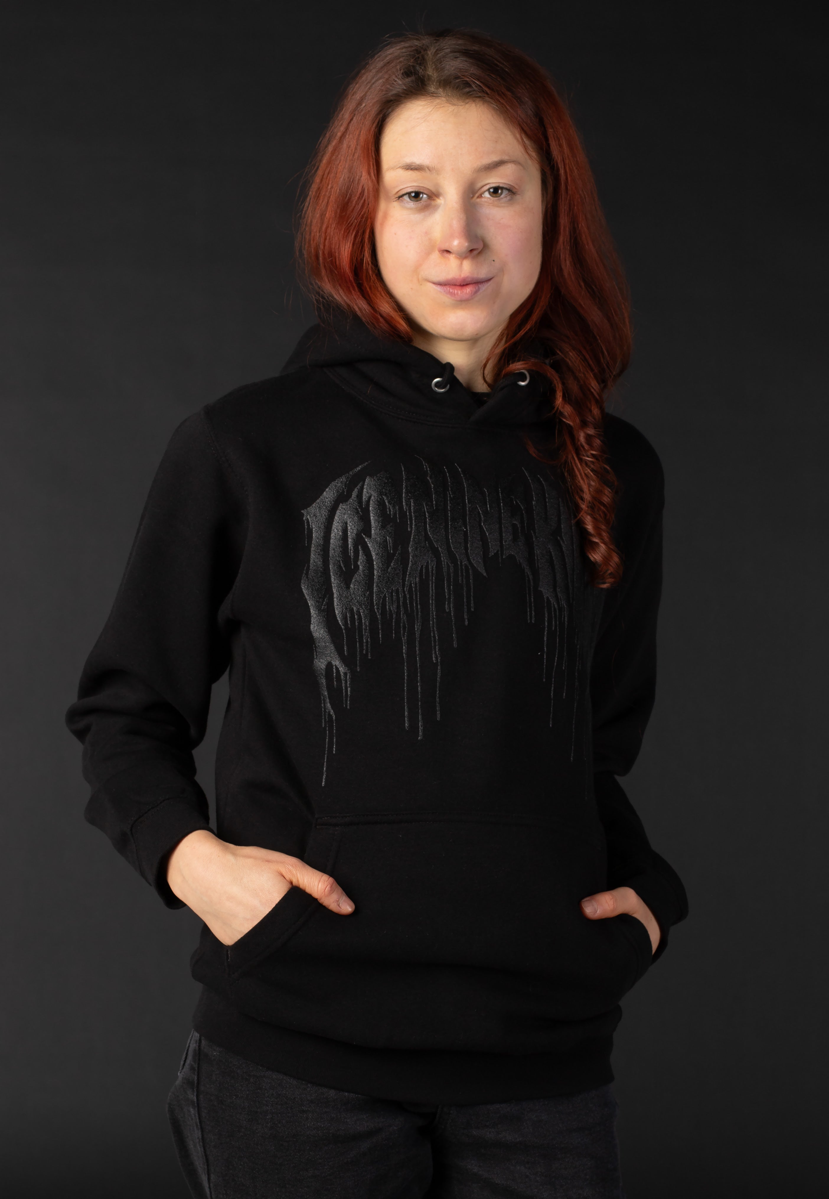 Ice Nine Kills - Reaper Limited Black On Black - Hoodie | Women-Image