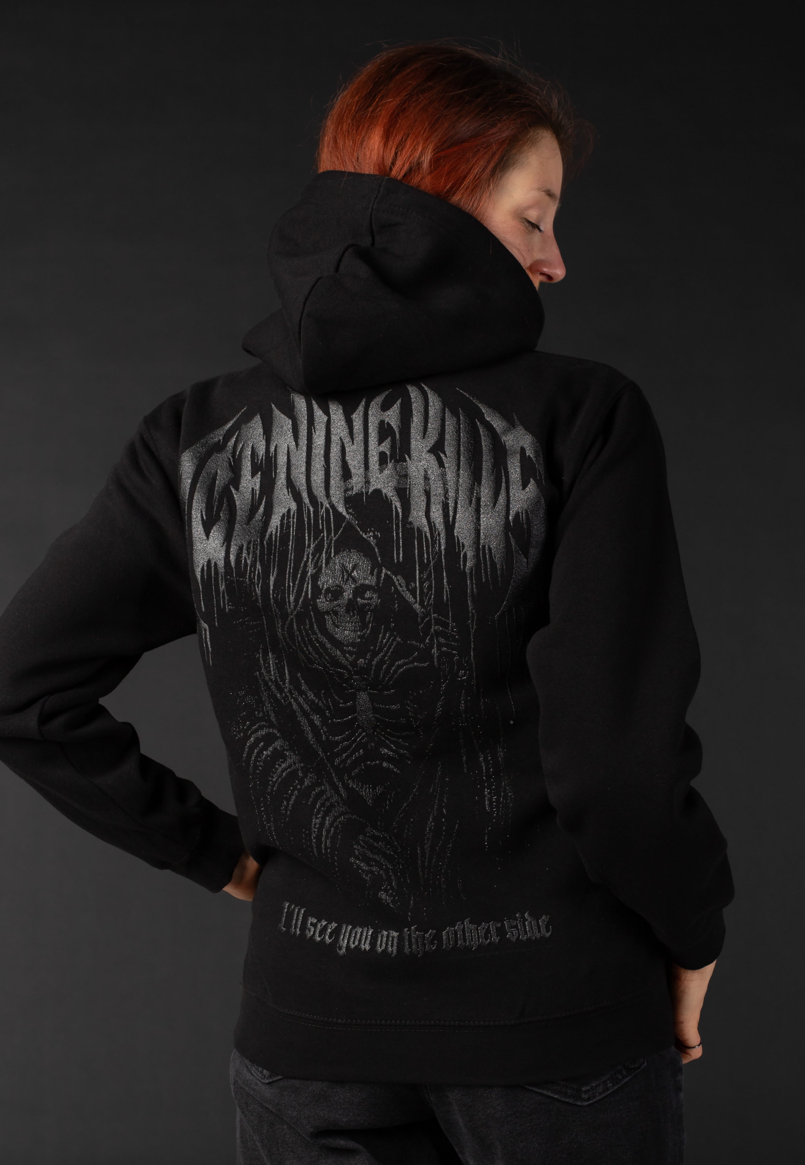 Ice Nine Kills - Reaper Limited Black On Black - Hoodie | Women-Image