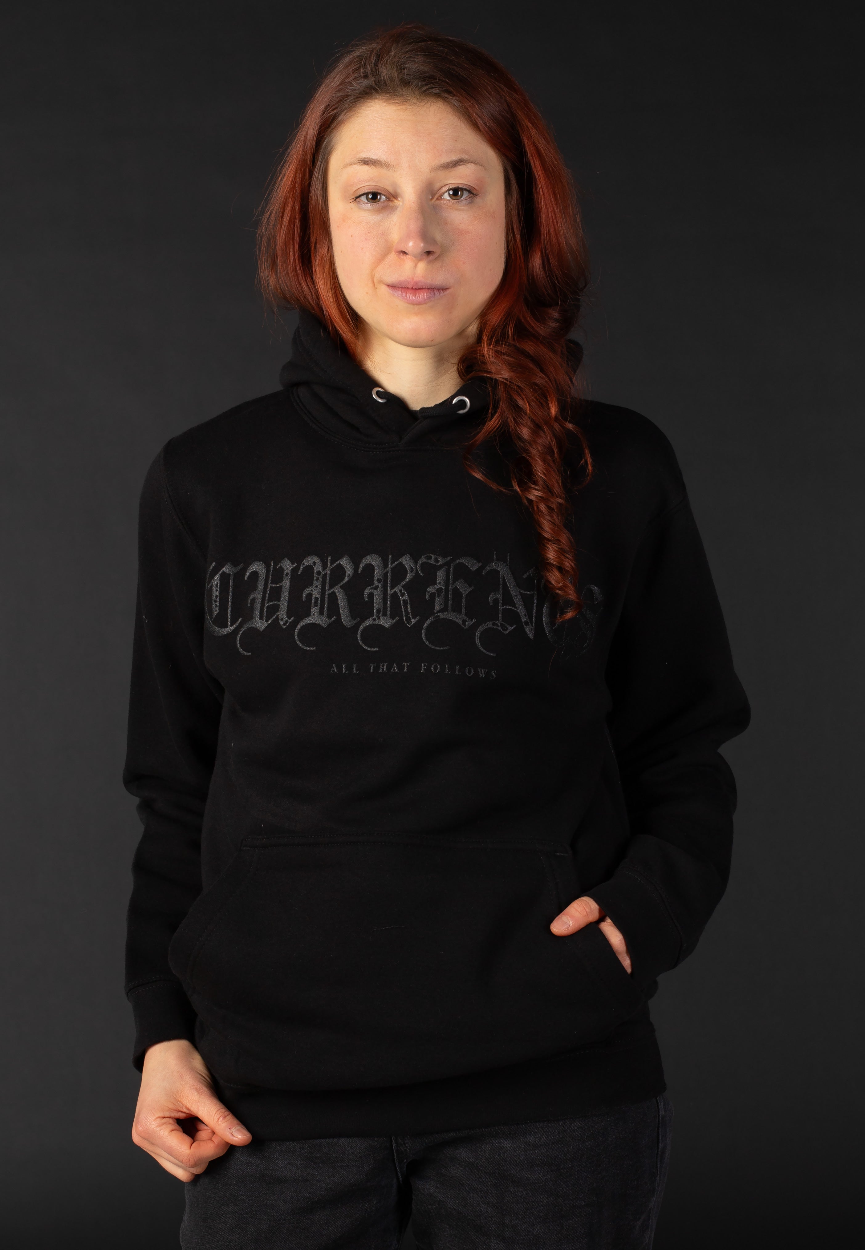 Currents - All That Follows Limited Black On Black - Hoodie | Women-Image