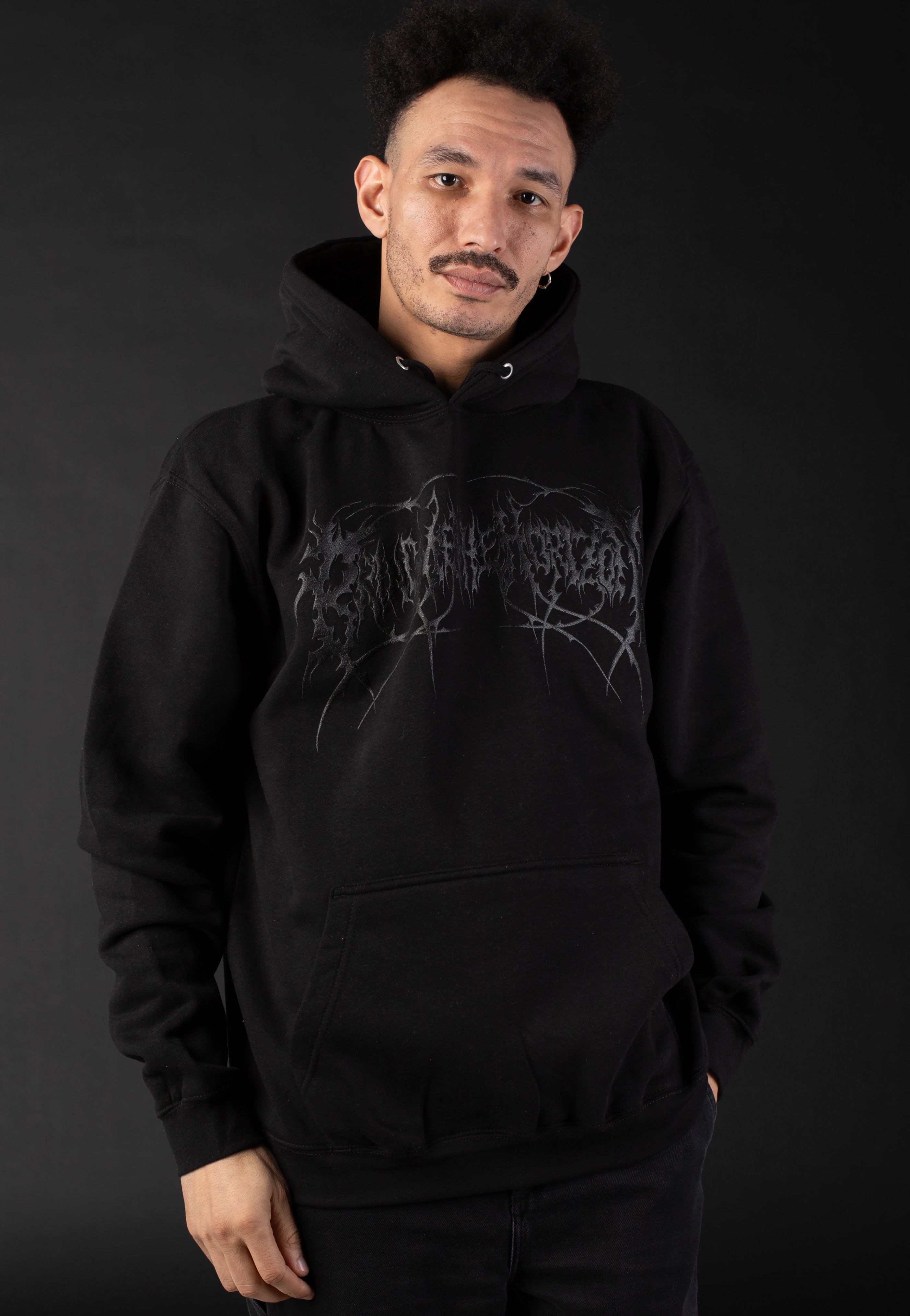 Bring Me The Horizon - Metal Hex Limited Black On Black - Hoodie | Men-Image