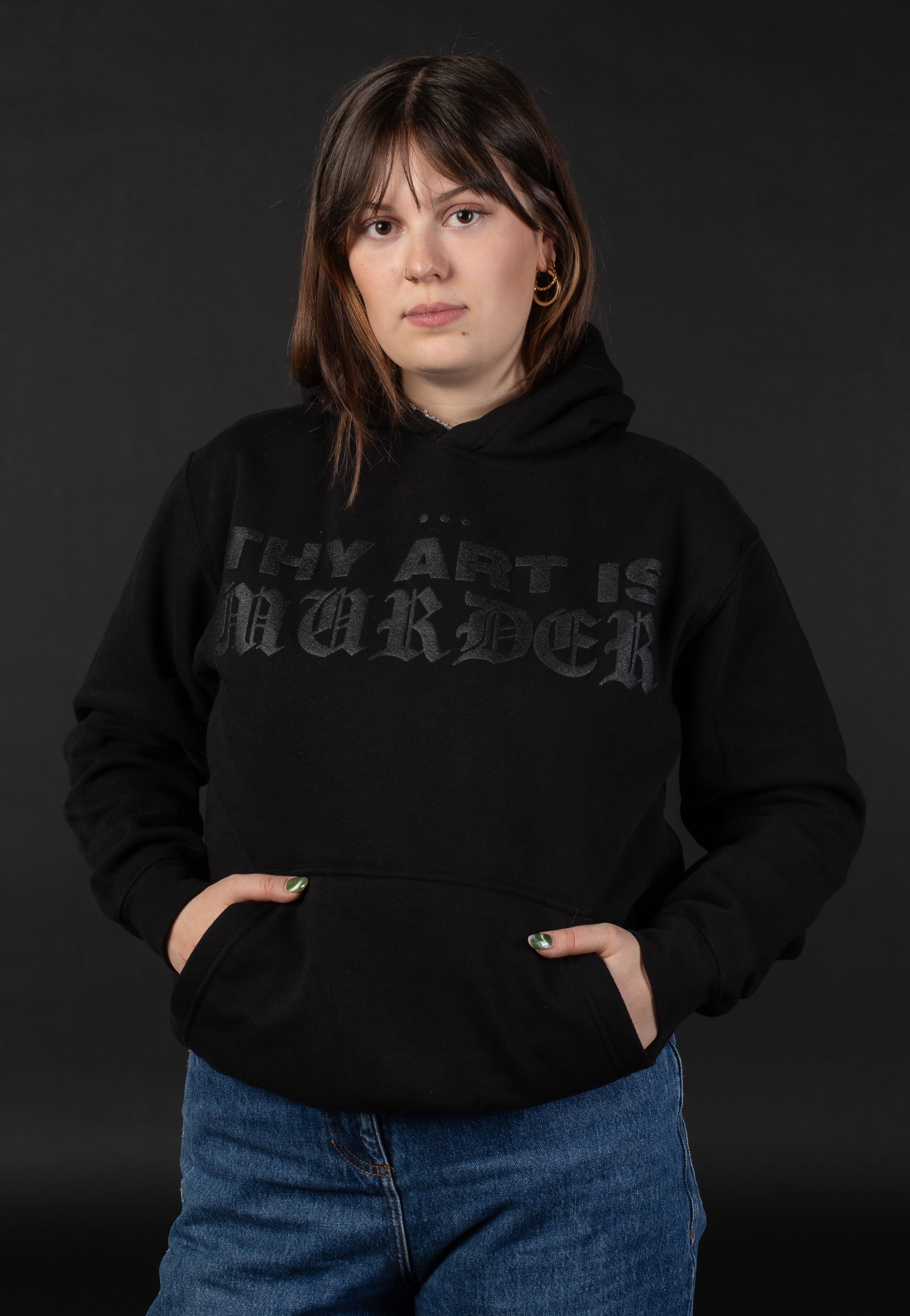 Thy Art Is Murder - Prisoner of Earth Limited Black On Black - Hoodie | Women-Image