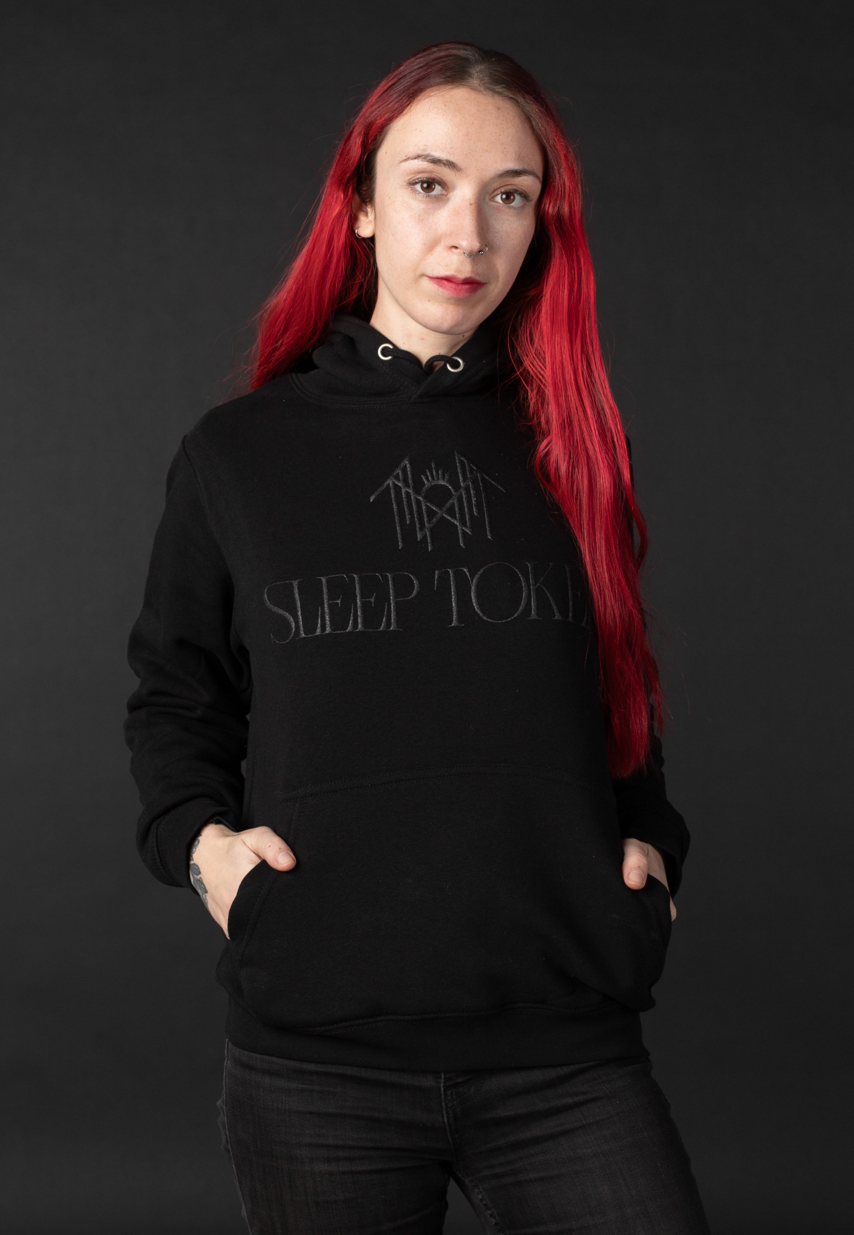 Sleep Token - Jerry Limited Black On Black - Hoodie | Women-Image