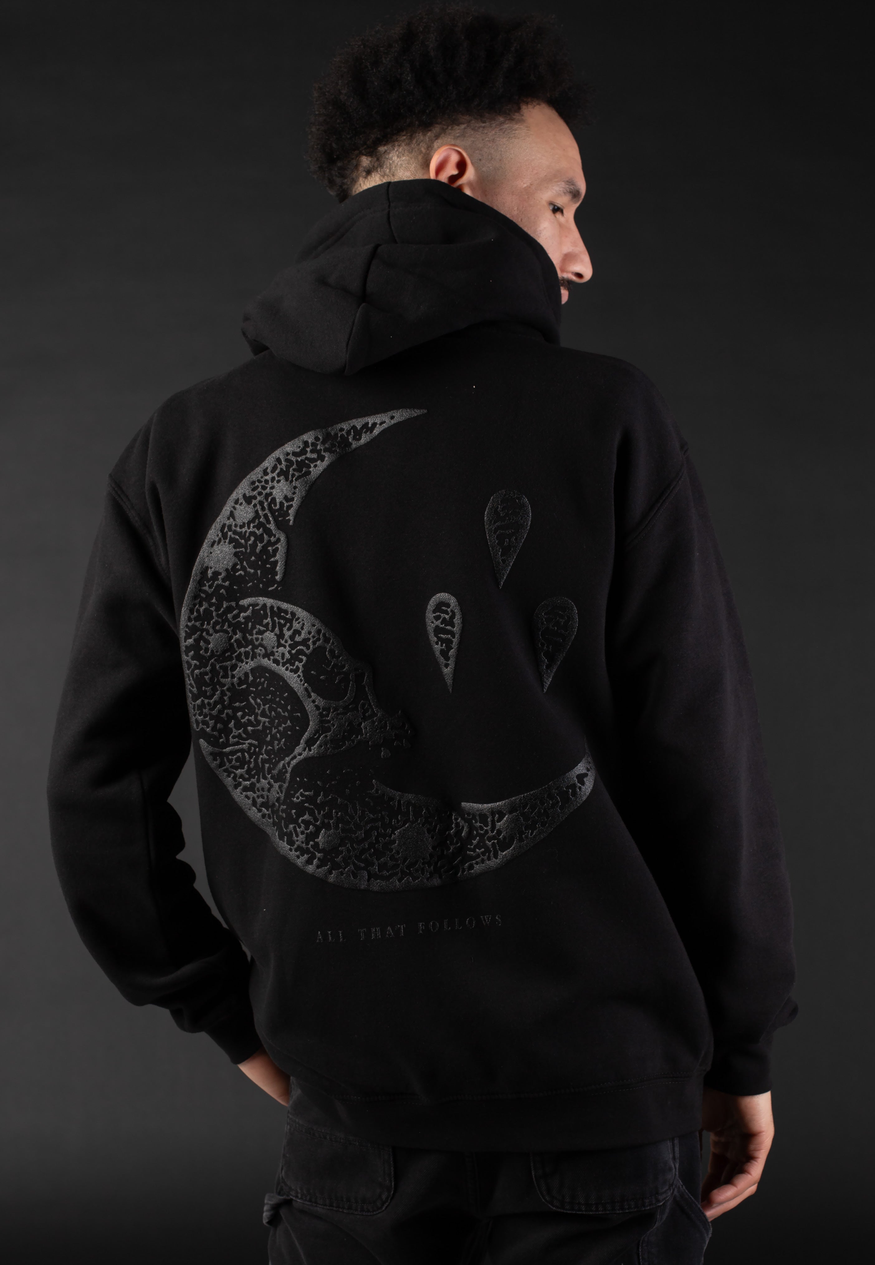 Currents - All That Follows Limited Black On Black - Hoodie | Men-Image