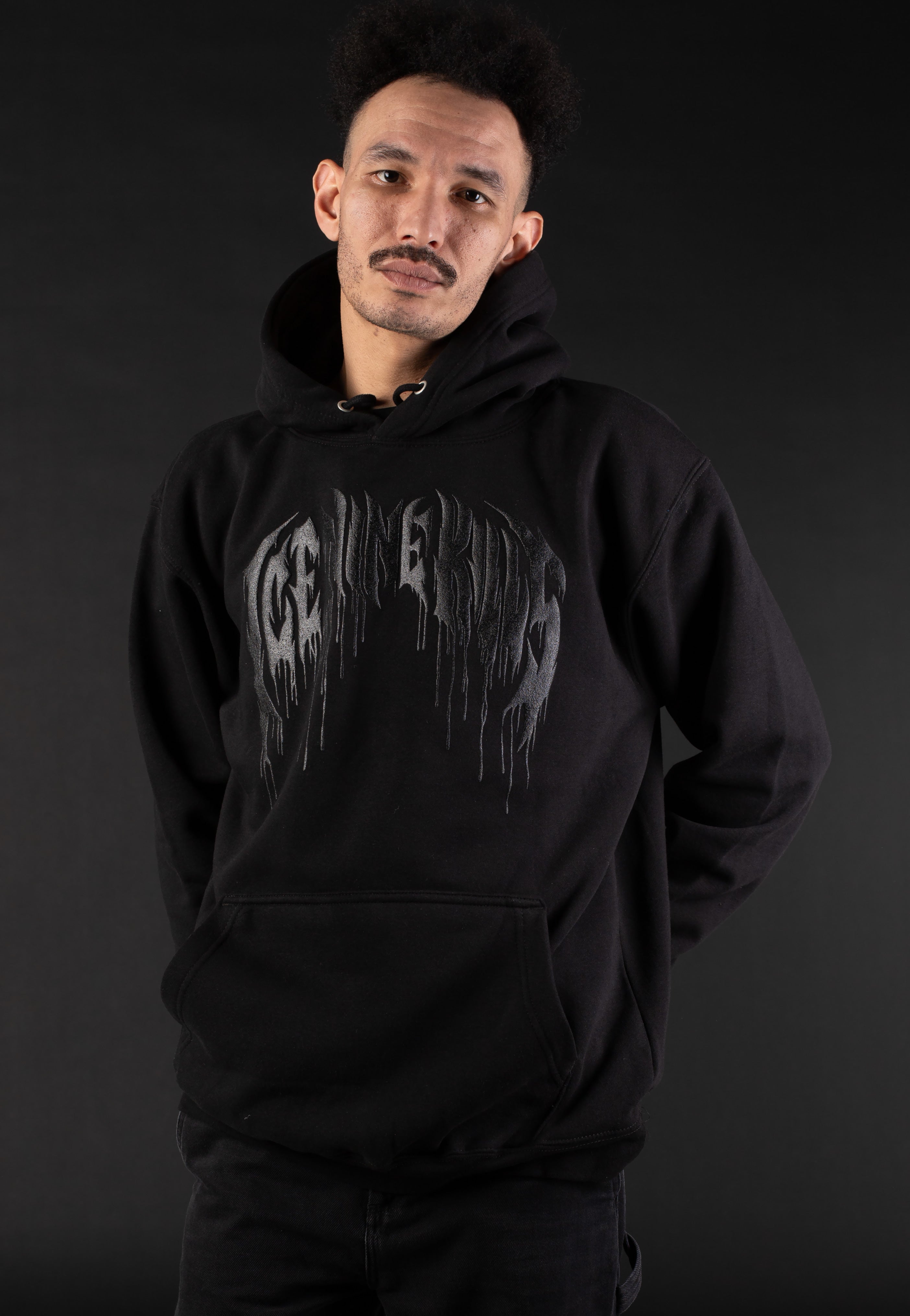 Ice Nine Kills - Reaper Limited Black On Black - Hoodie | Men-Image