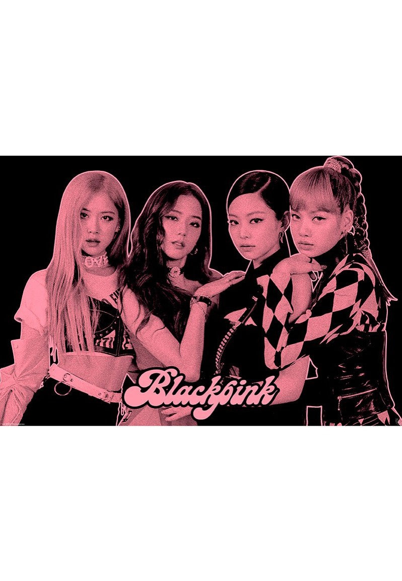 Blackpink - Group Pink Maxi - Poster | Neutral-Image