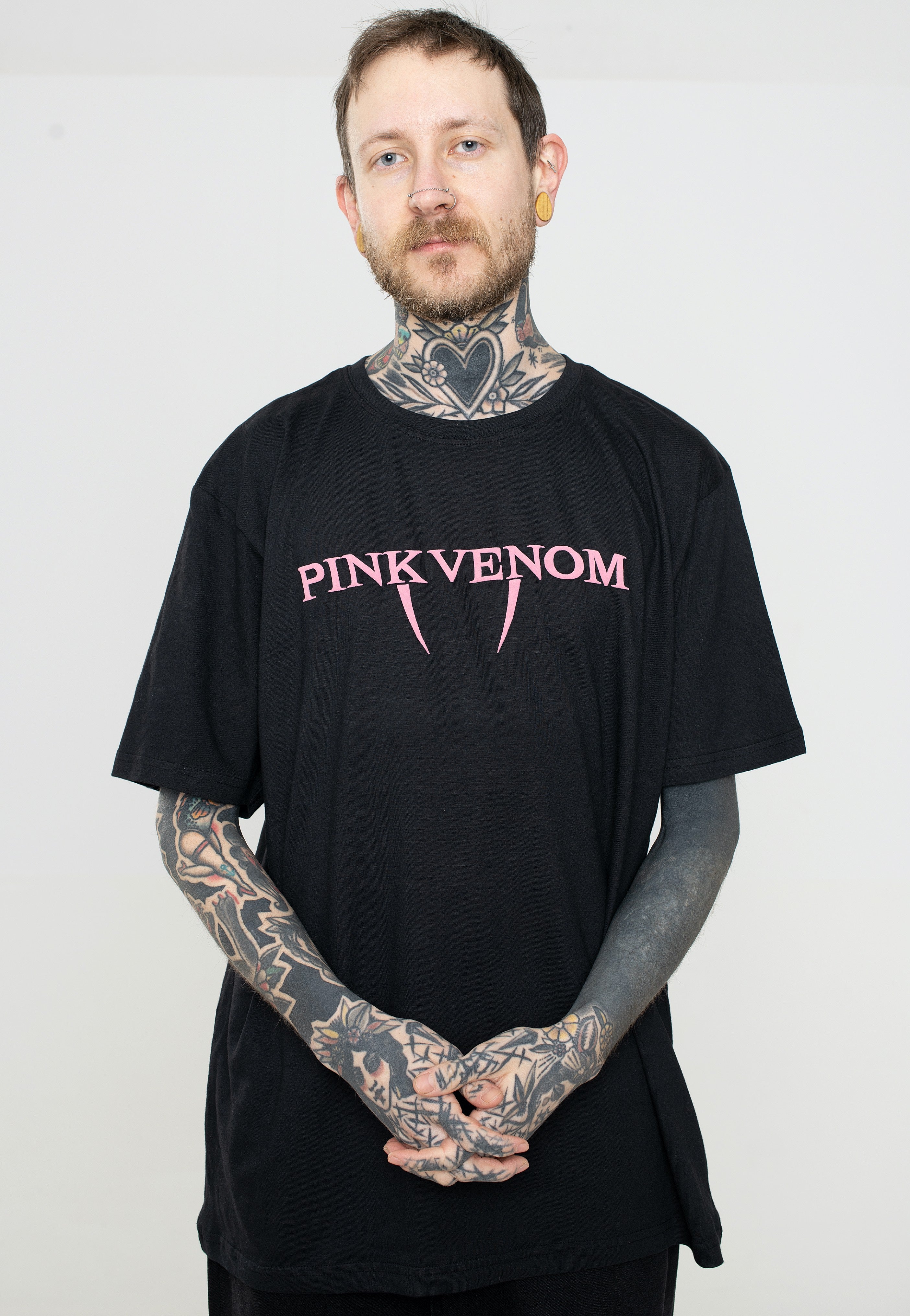 Blackpink - Pink Venom Logo - T-Shirt | Men-Image