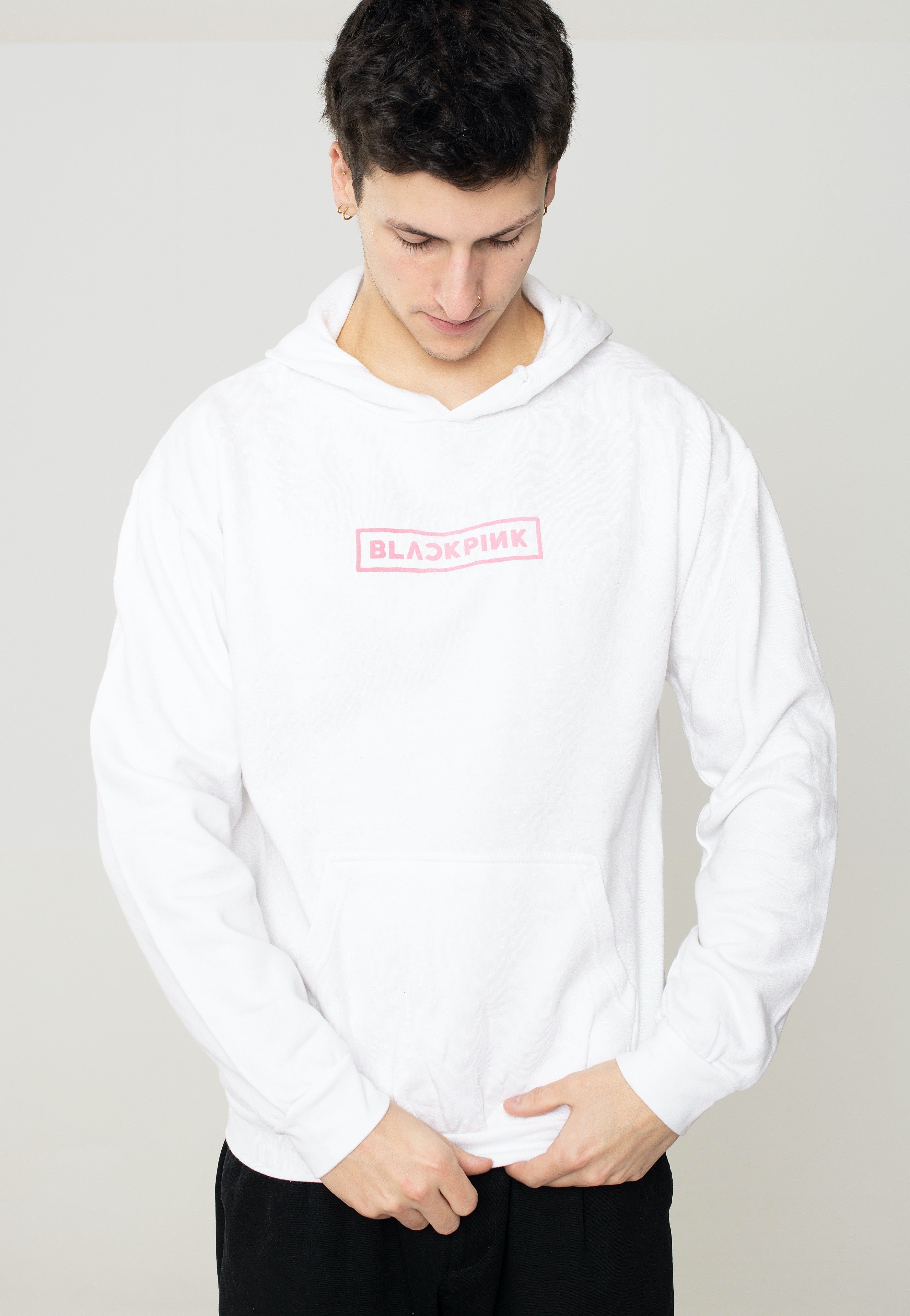 Blackpink - Shut Down Photo Grid White - Hoodie | Men-Image