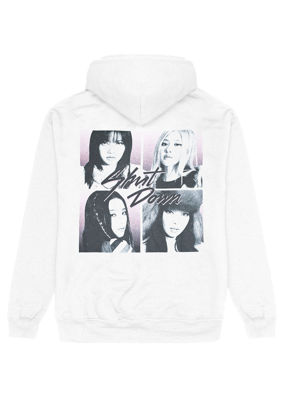Blackpink - Shut Down Photo Grid White - Hoodie | Neutral-Image