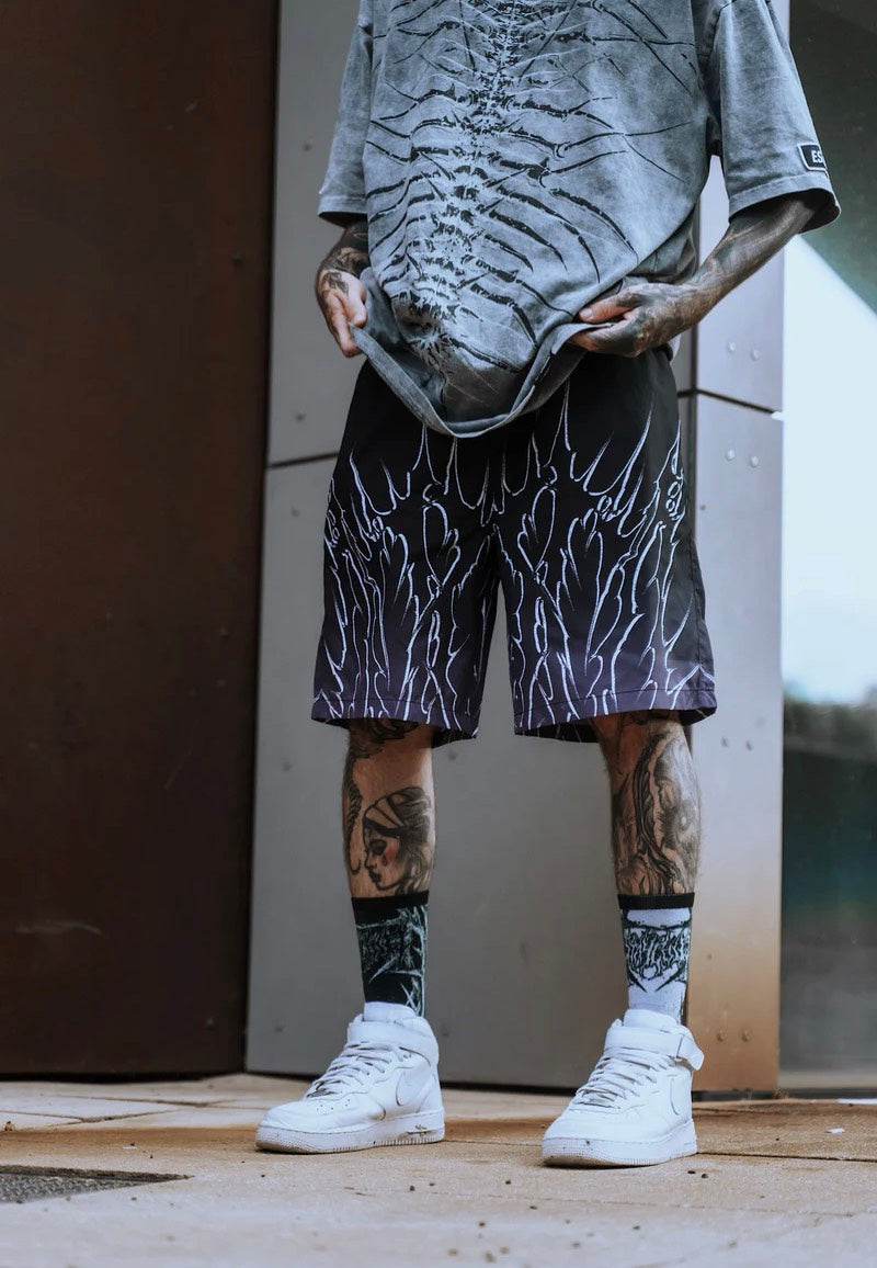 Stay Cold Apparel - Black Razor Purple - Board Shorts | Men-Image