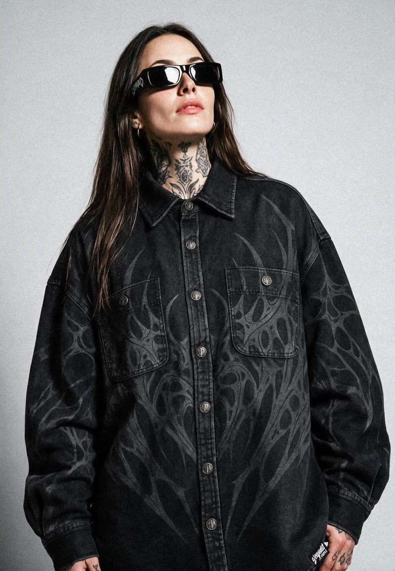 Stay Cold Apparel Blackroot Washed Black Overhemd | Neutral-Image