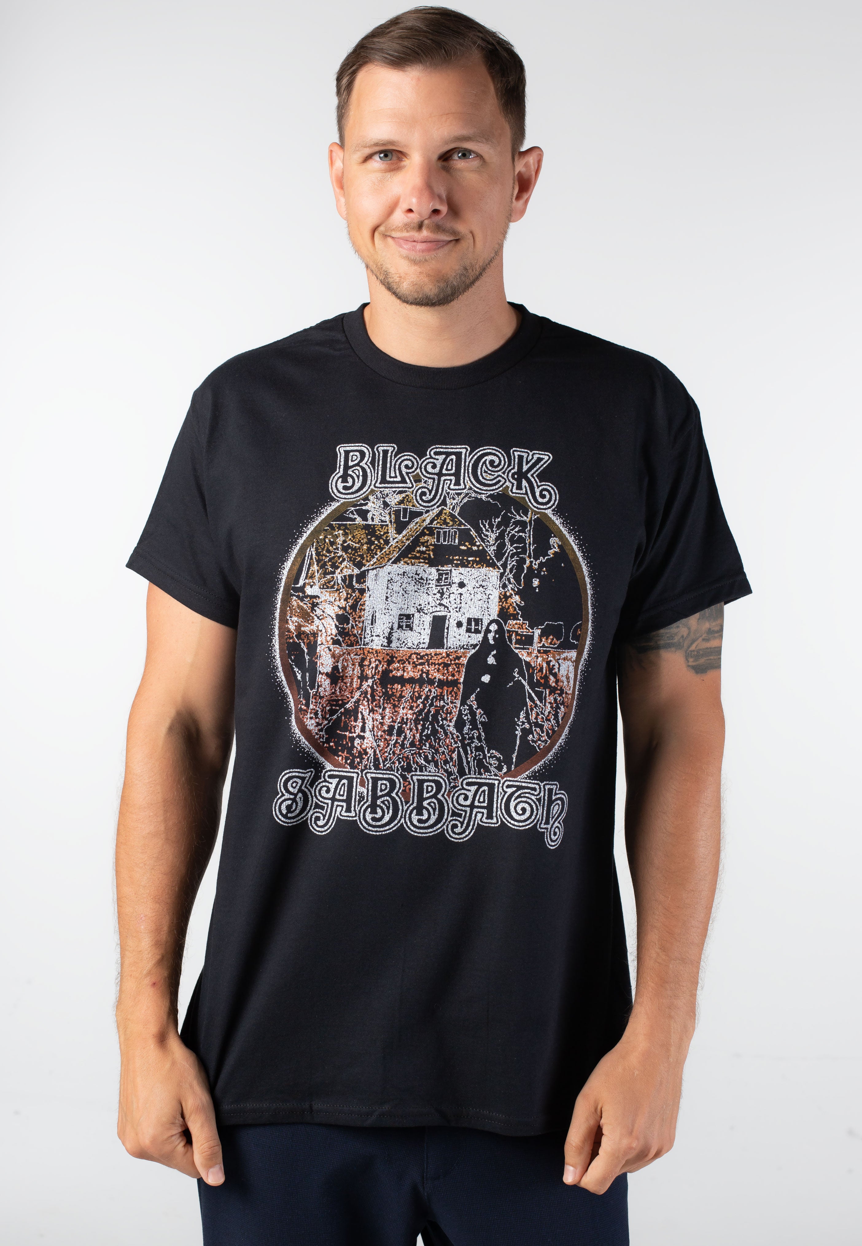 Black Sabbath - Self Titled Circle - T-Shirt | Men-Image