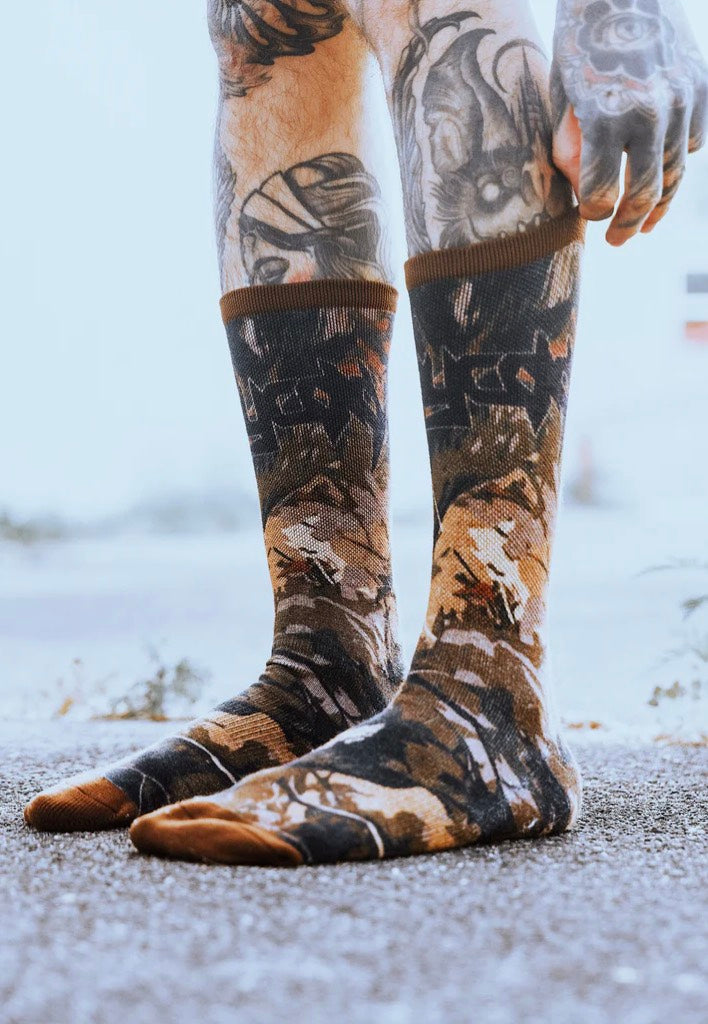 Stay Cold Apparel - Blackwood Camo - Socks | Neutral-Image