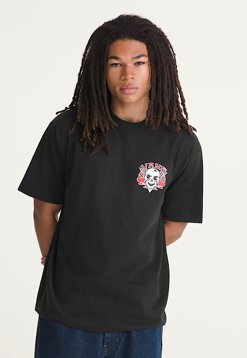 Vans Blaze Head Black T-Shirt | Men-Image