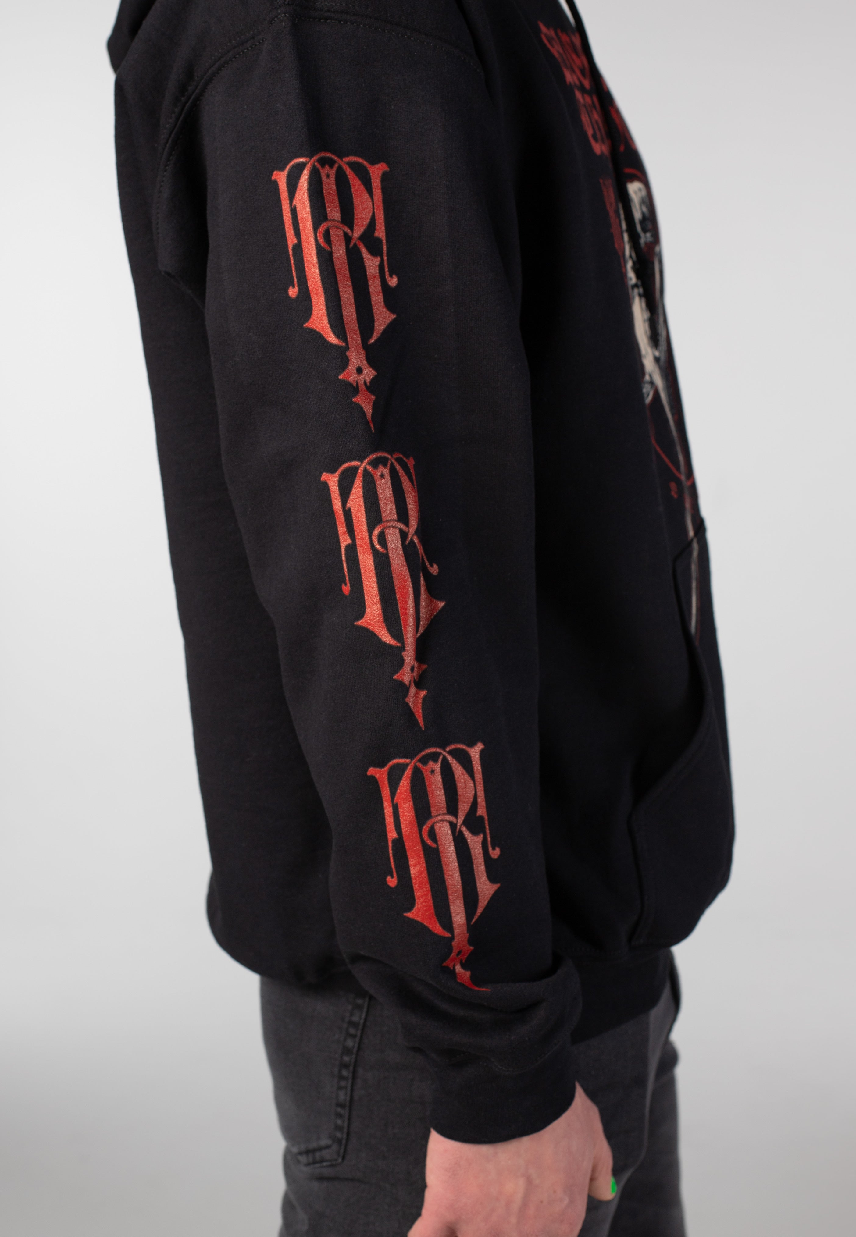 Bleeding Through - Ram Skull - Hoodie | Men-Image