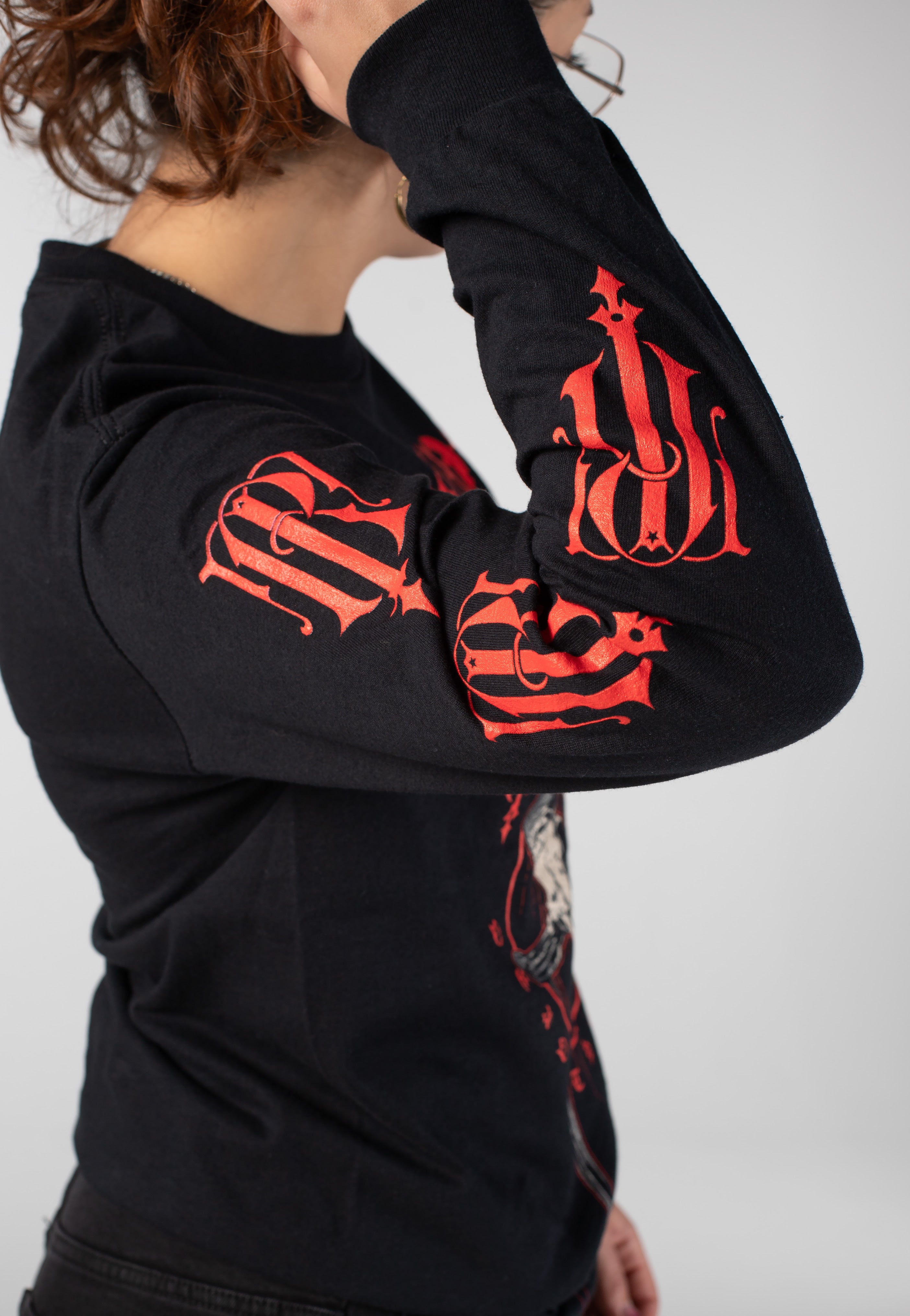 Bleeding Through - Ram Skull - Longsleeve | Women-Image