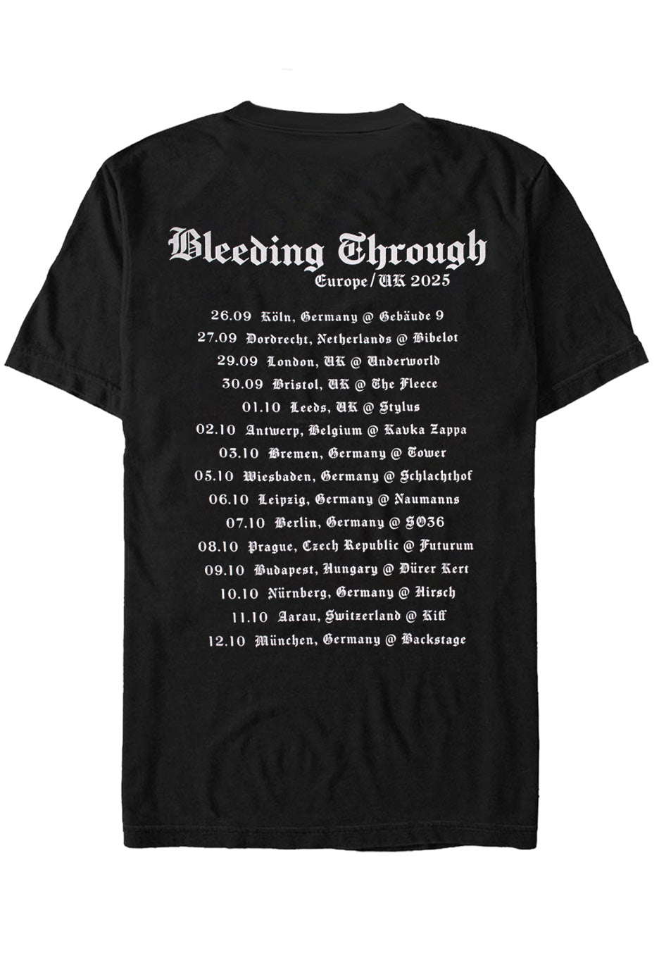 Bleeding Through - Sister Charlatan Tour 2025 - T-Shirt | Neutral-Image