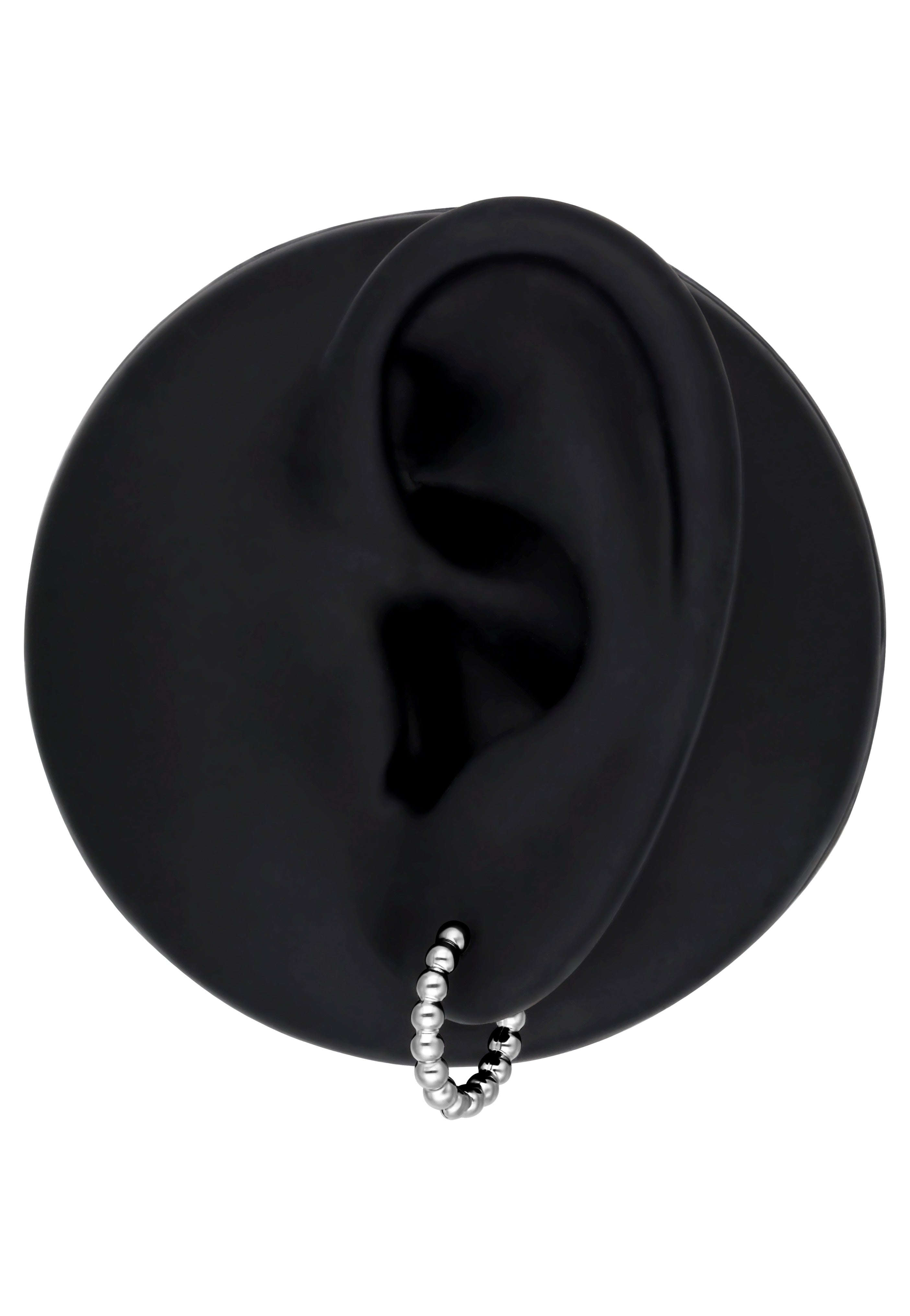 Wildcat - Little Basic Bubble Hoops Pairs 10 mm Silver - Earrings | Neutral-Image