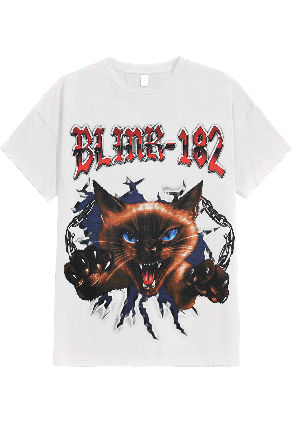 Blink 182 - Cheshire Cat White - T-Shirt | Neutral-Image