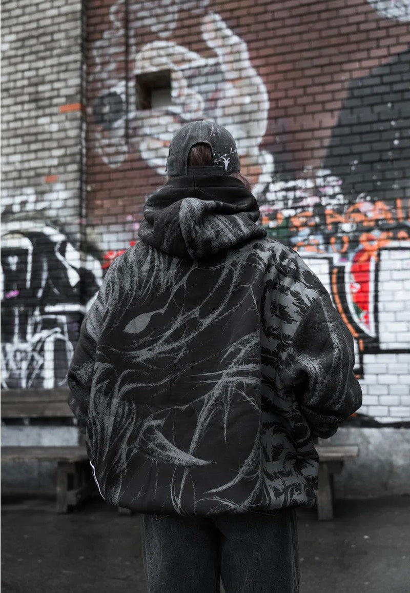Stay Cold Apparel - Bloodmoon Heavy Oversized Black - Hoodie | Neutral-Image