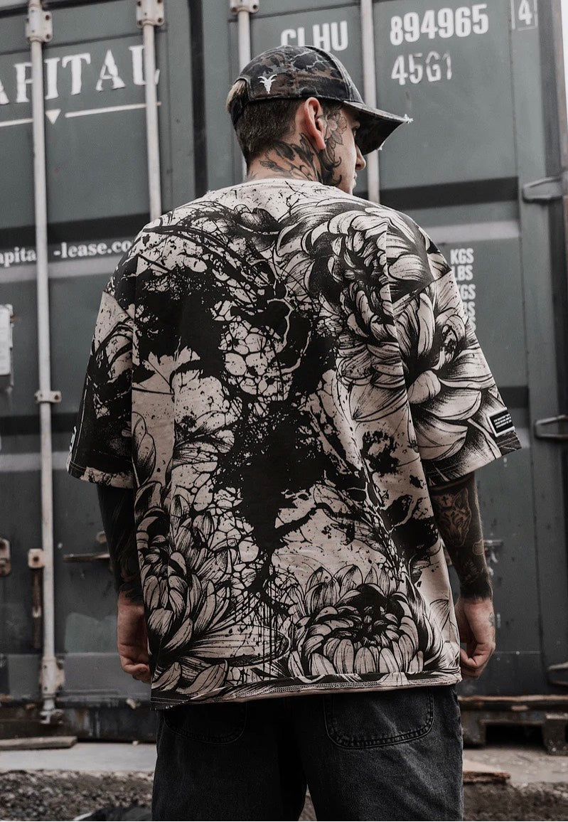 Stay Cold Apparel - Bloomwound Oversized - T-Shirt | Neutral-Image