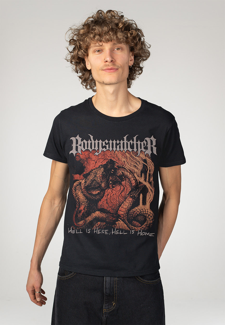 Bodysnatcher - Hell Is Home Hell Is Here Cover - T-Shirt | Men-Image