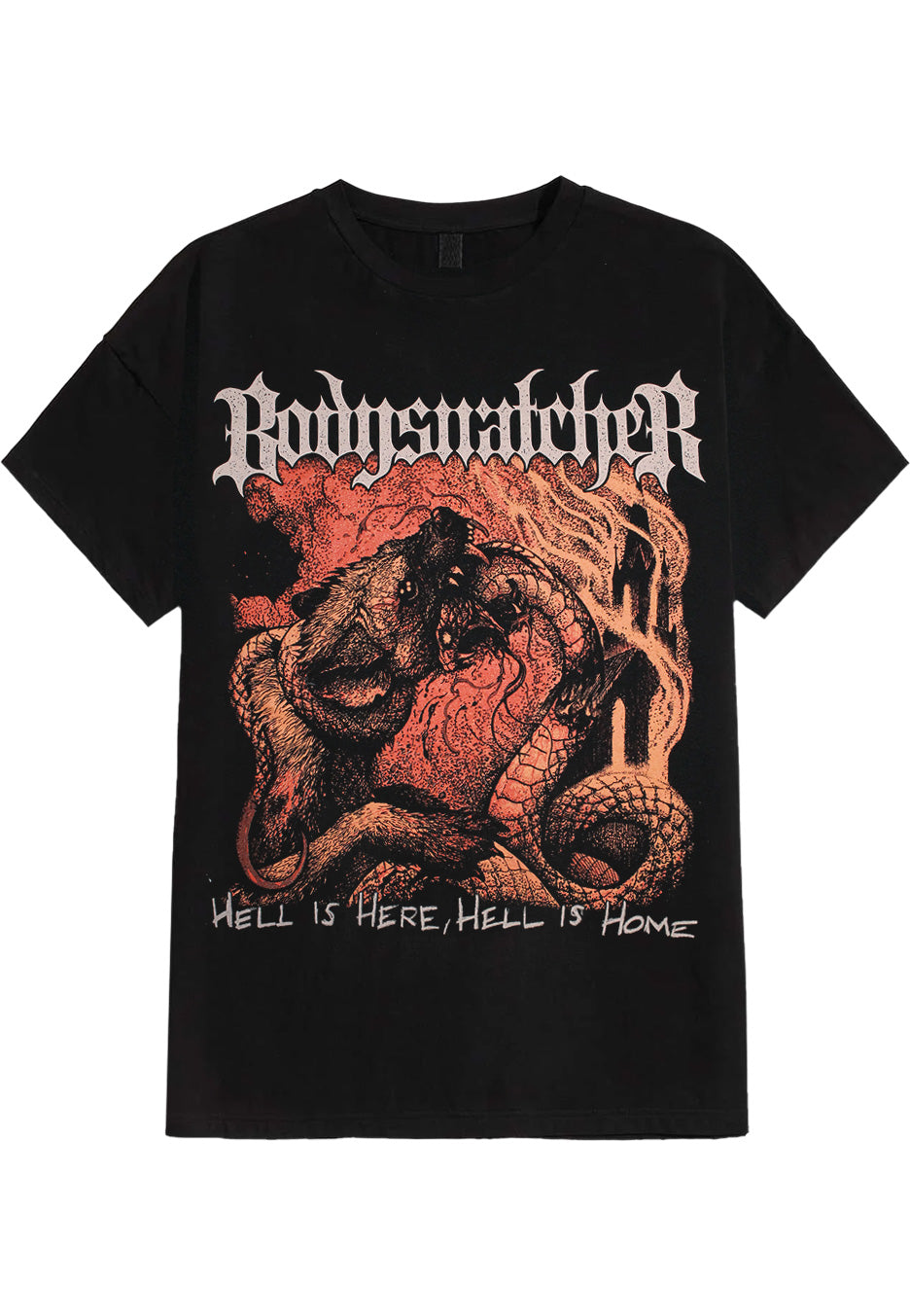 Bodysnatcher - Hell Is Home Hell Is Here Cover - T-Shirt | Neutral-Image