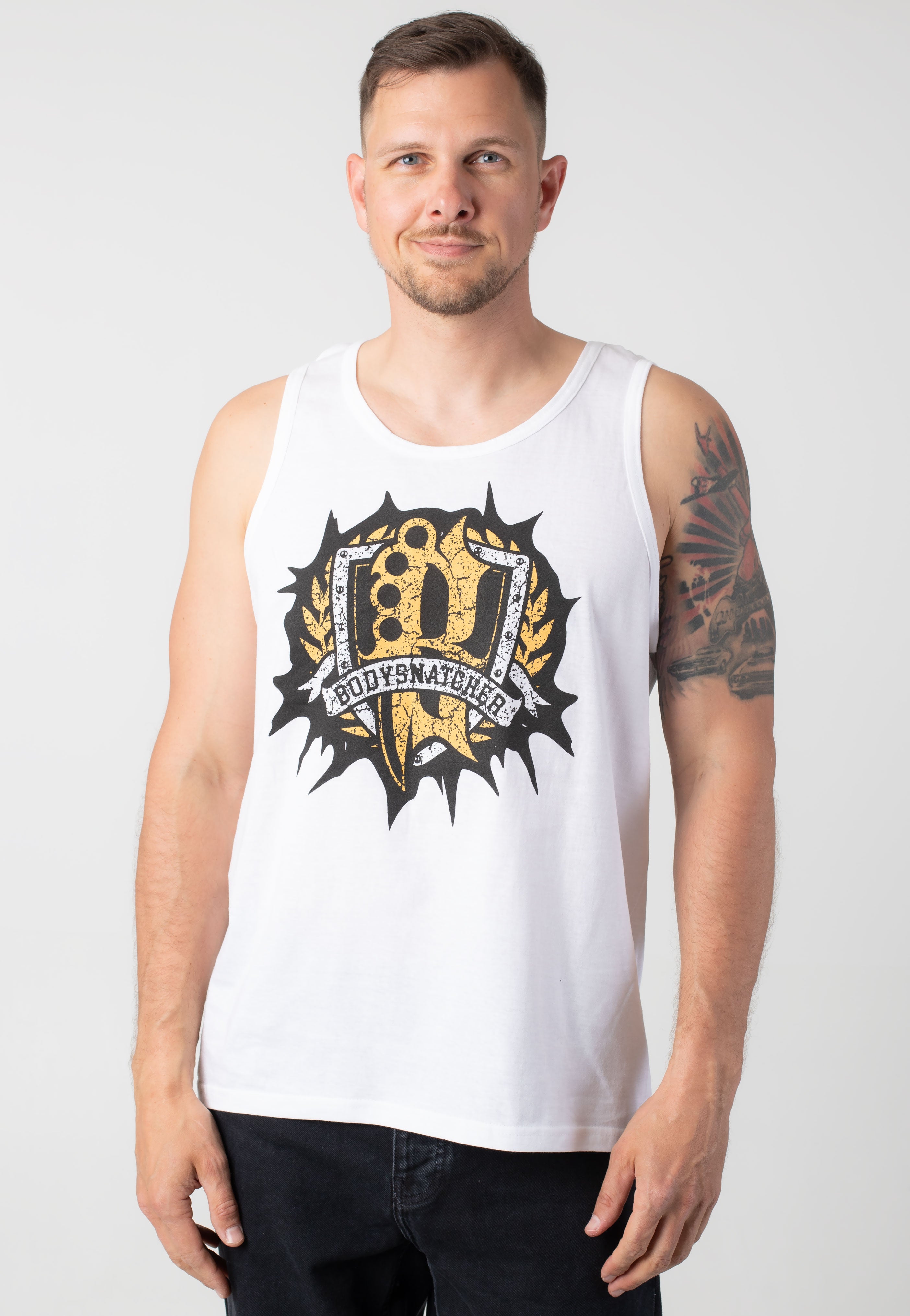 Bodysnatcher - Mosh Club White - Tank | Men-Image