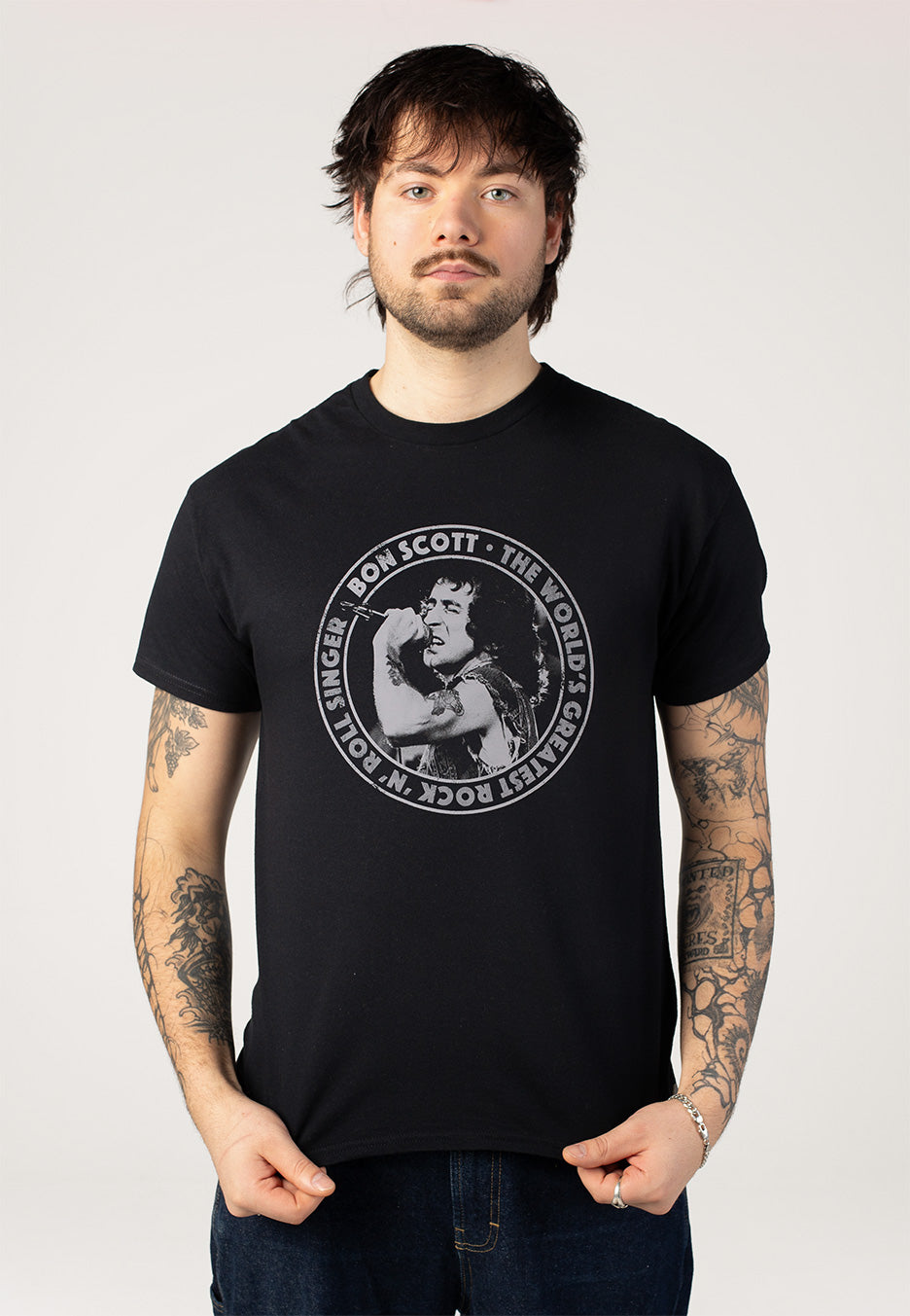 Bon Scott - TWGRRS Circle - T-Shirt | Men-Image
