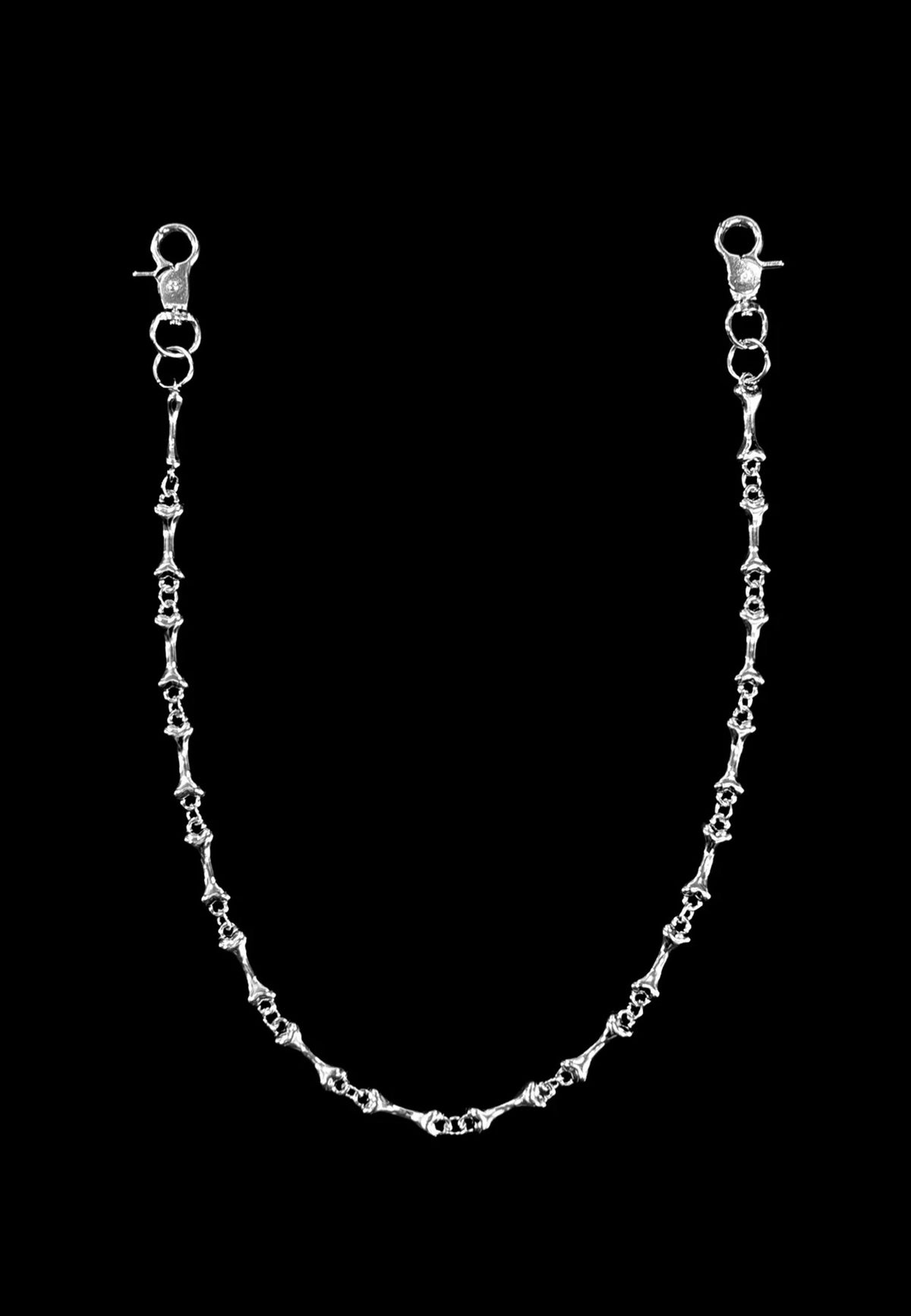 Fainz Bones Silver Wallet Chain | Neutral-Image