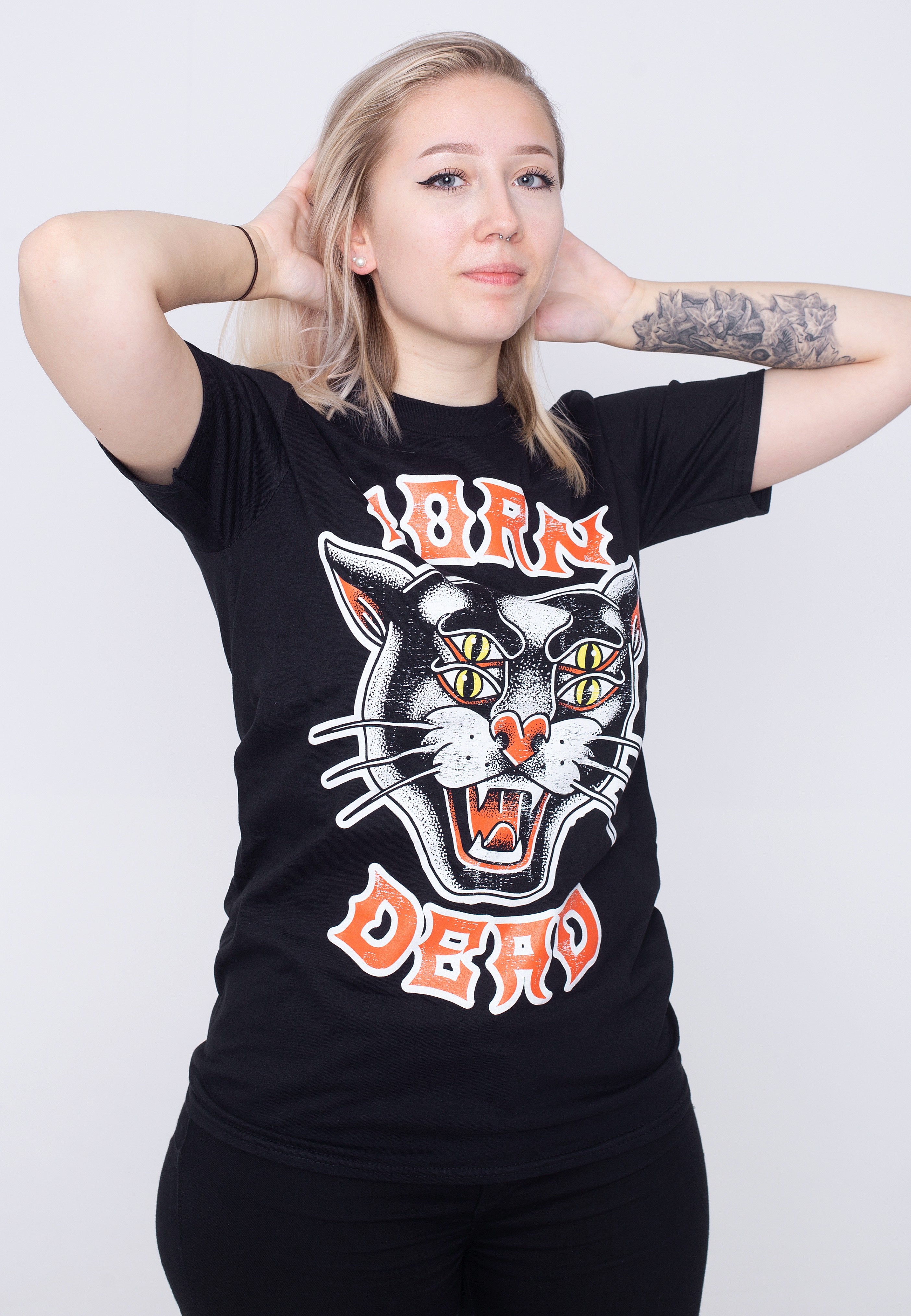 Born Dead Clothing - Cat - T-Shirt | Women-Image