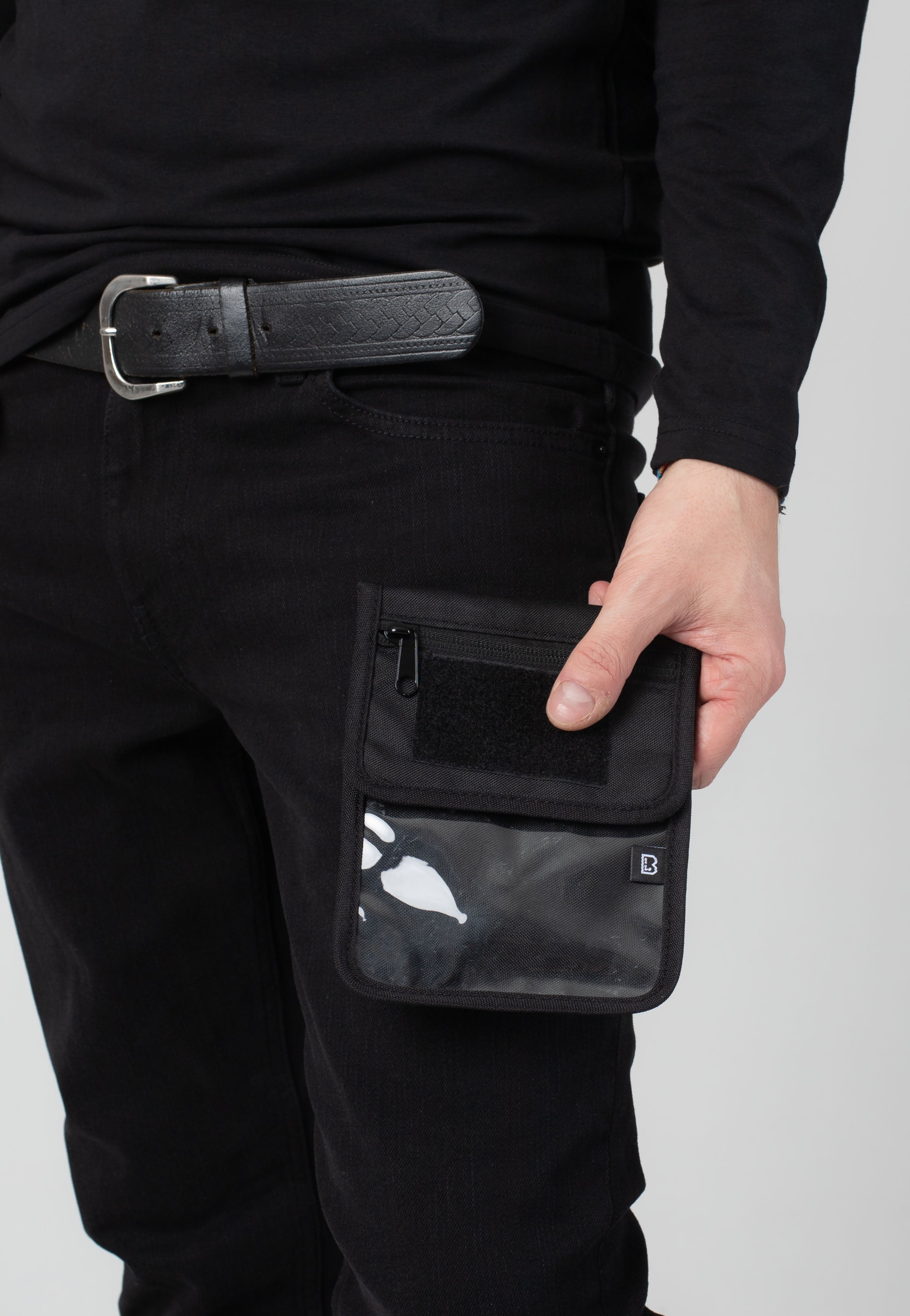 Brandit - Chest Pocket Black - Neck Pouch | Neutral-Image